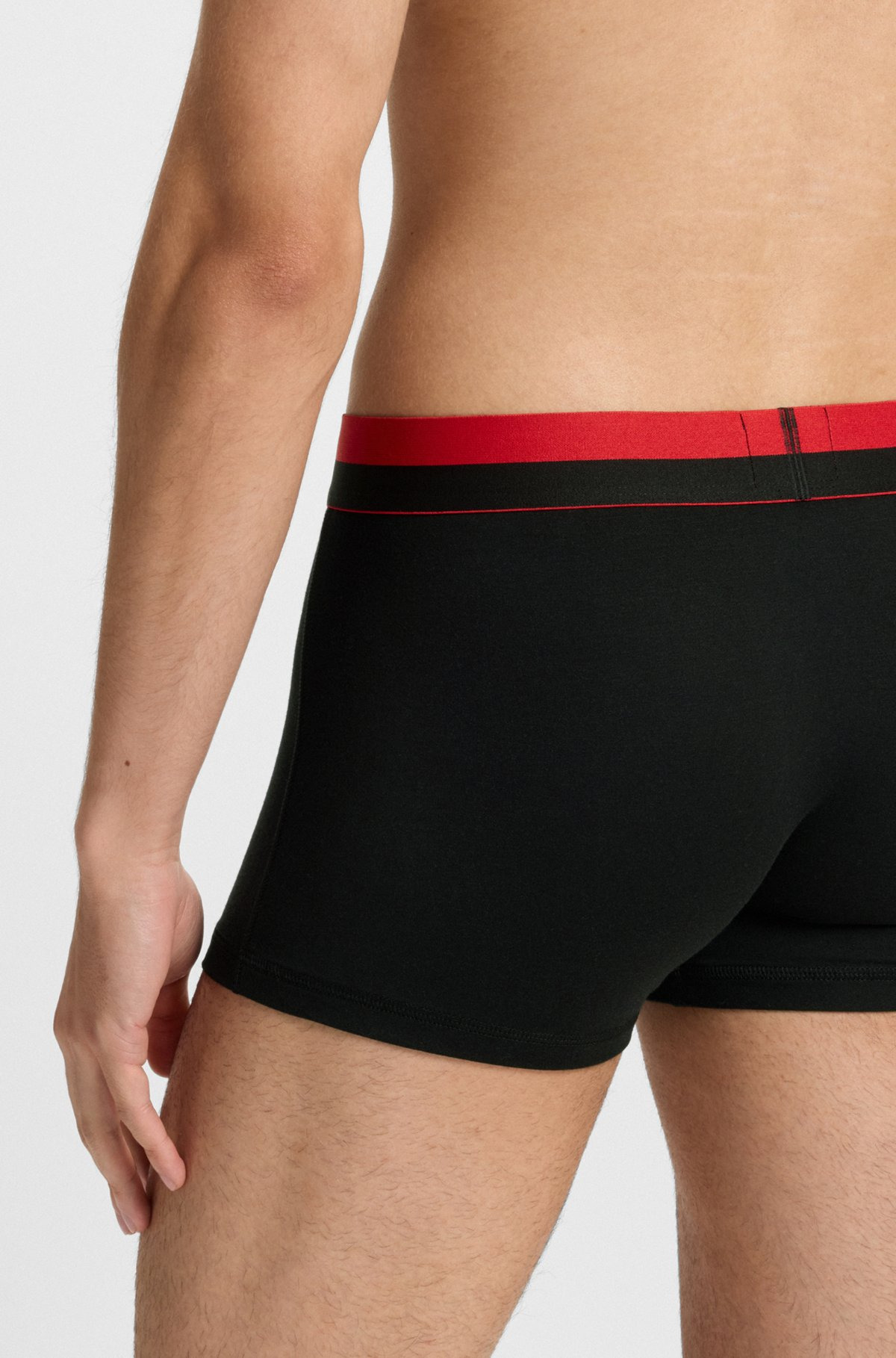 THREE-PACK OF TRUNKS WITH LOGO WAISTBANDS - 5