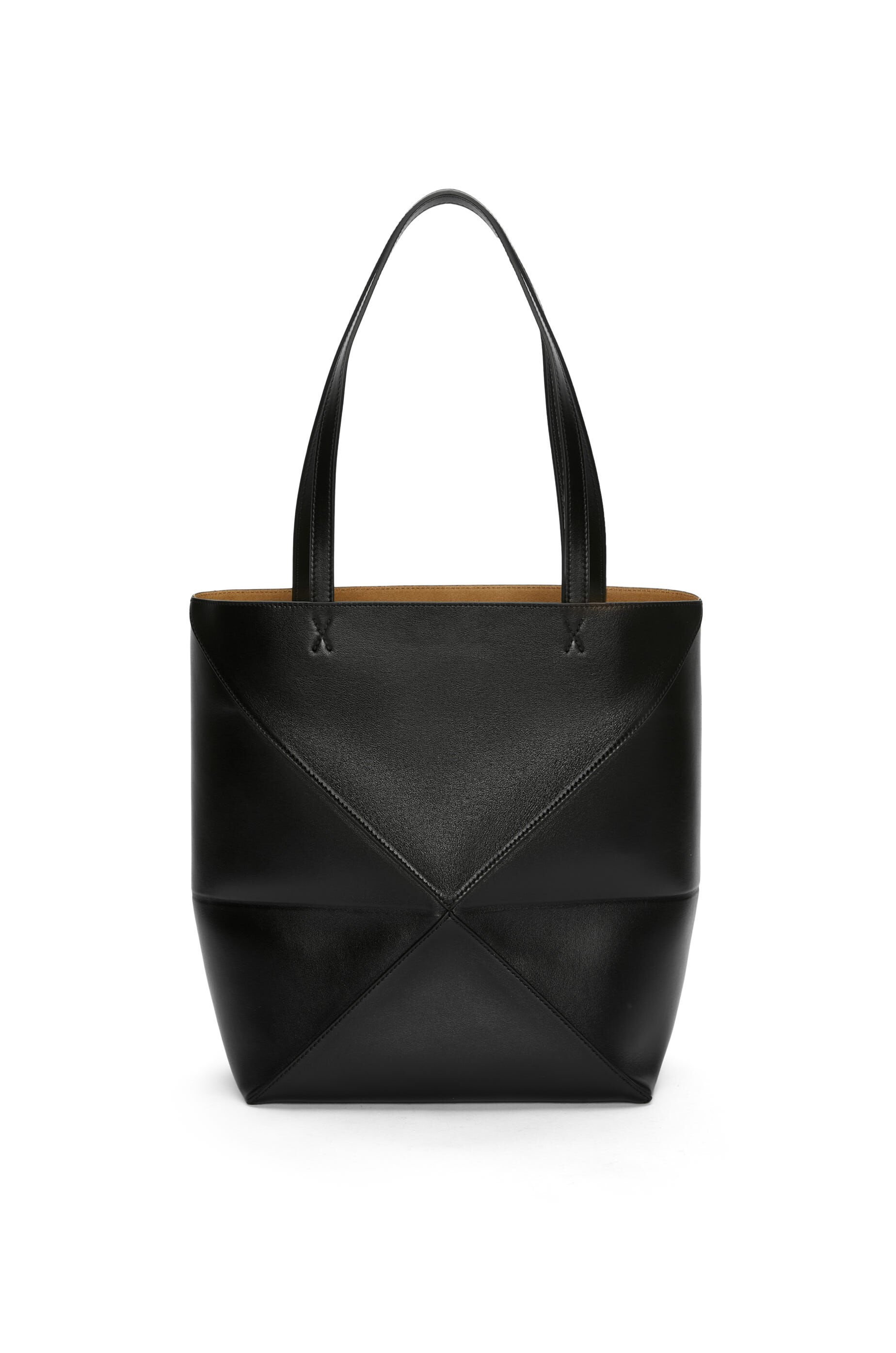Puzzle Fold Tote in shiny calfskin - 6