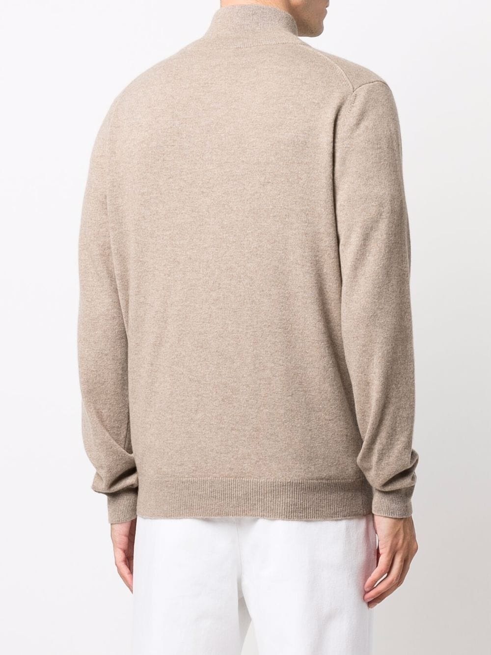 zip-up cashmere jumper - 4