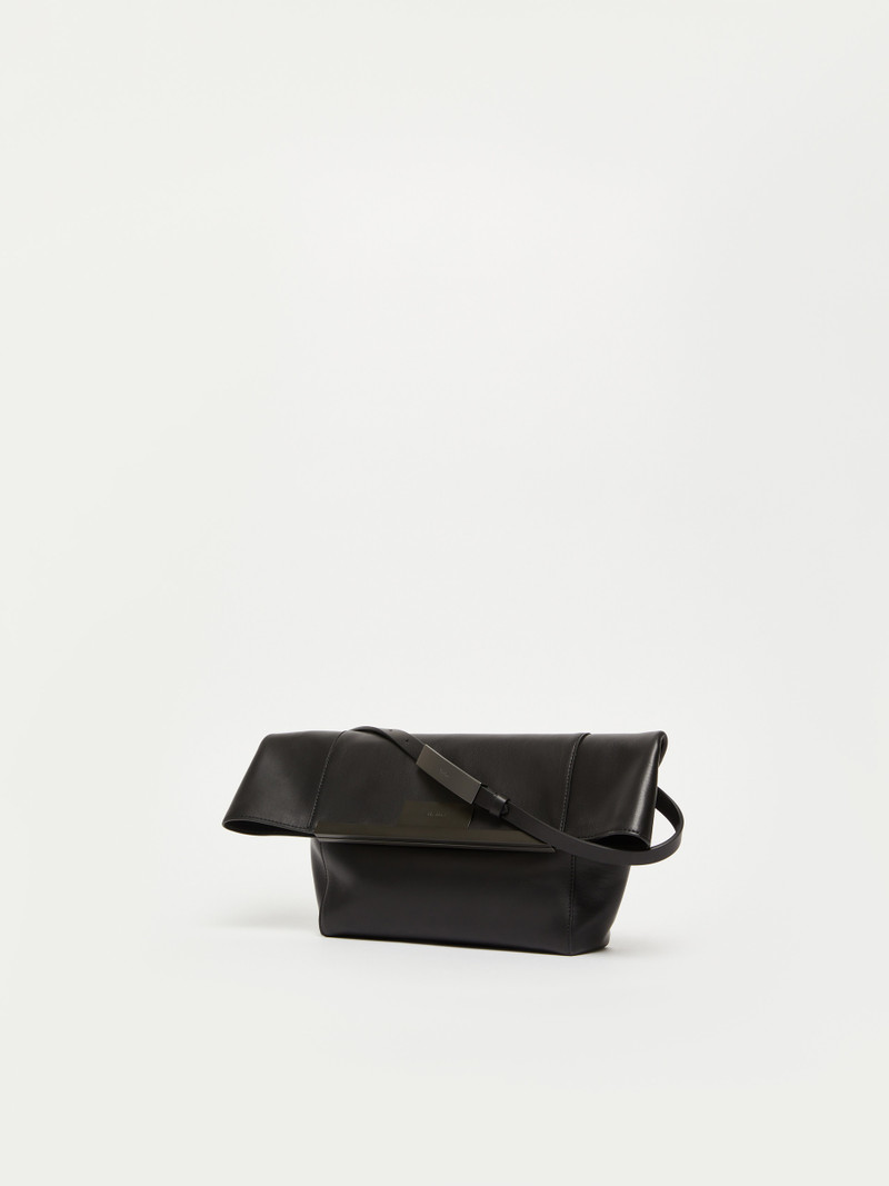 Max Mara MMCLASPCLUTCHS Small natural leather clutch bag outlook