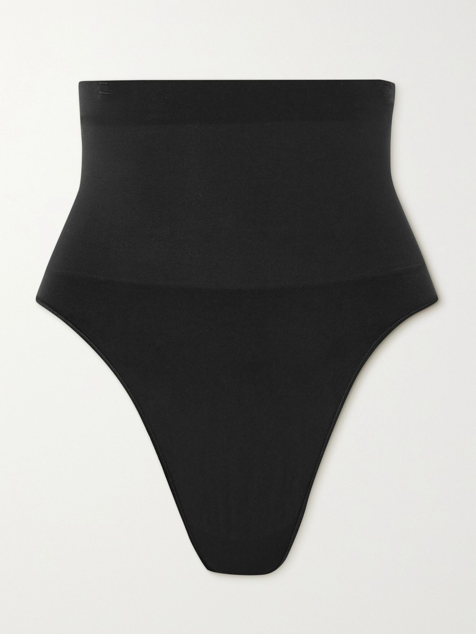 Core Control High Waist Thong - Onyx Black - 1