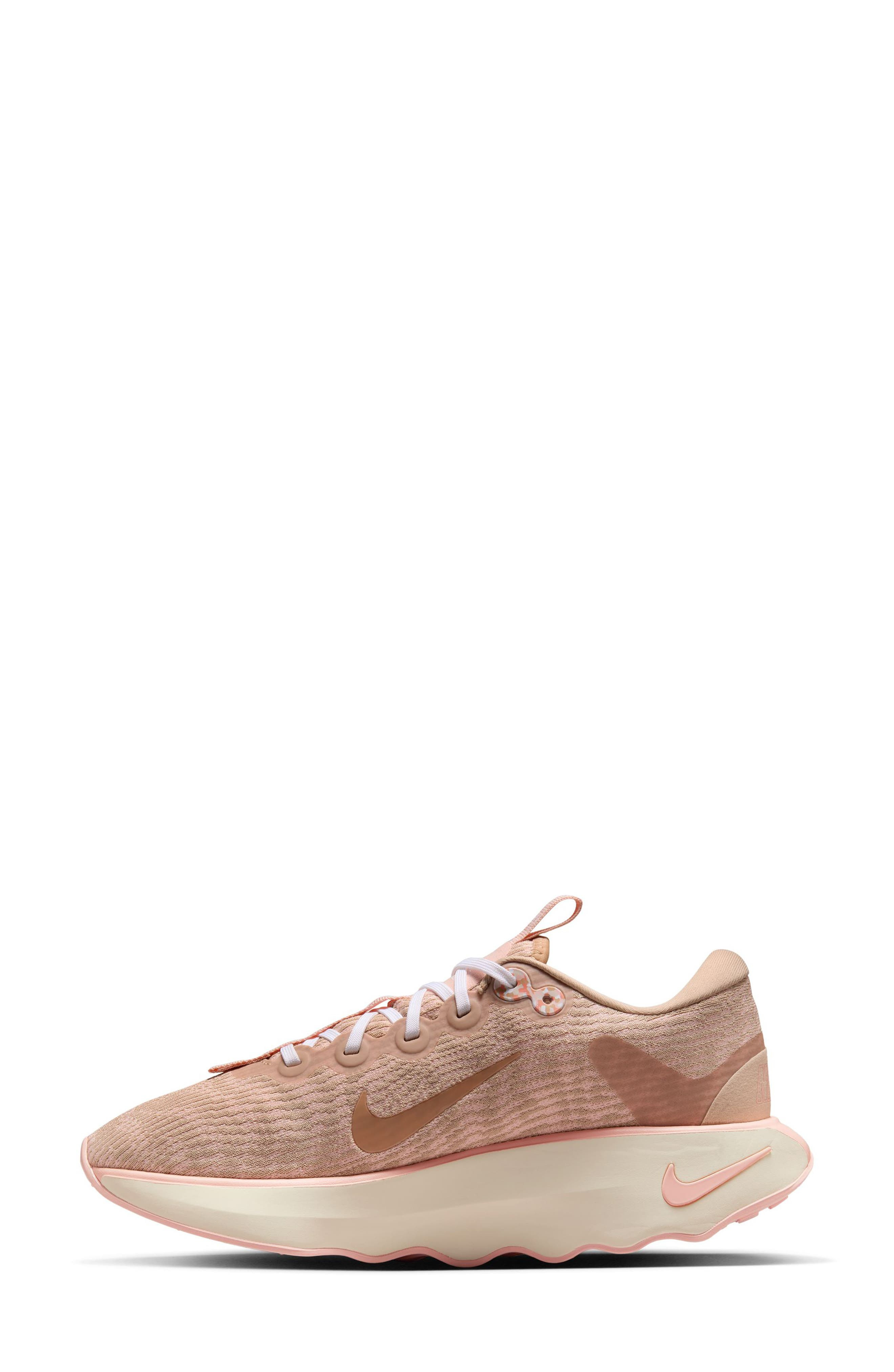 Nike Motiva Walking Shoe in Linen/Linen/Coral/Milk at Nordstrom - 6