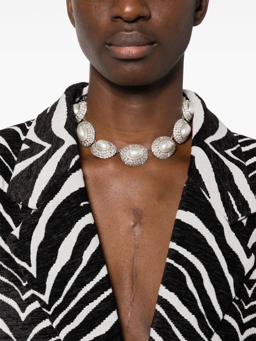 faux-pearl necklace - 2