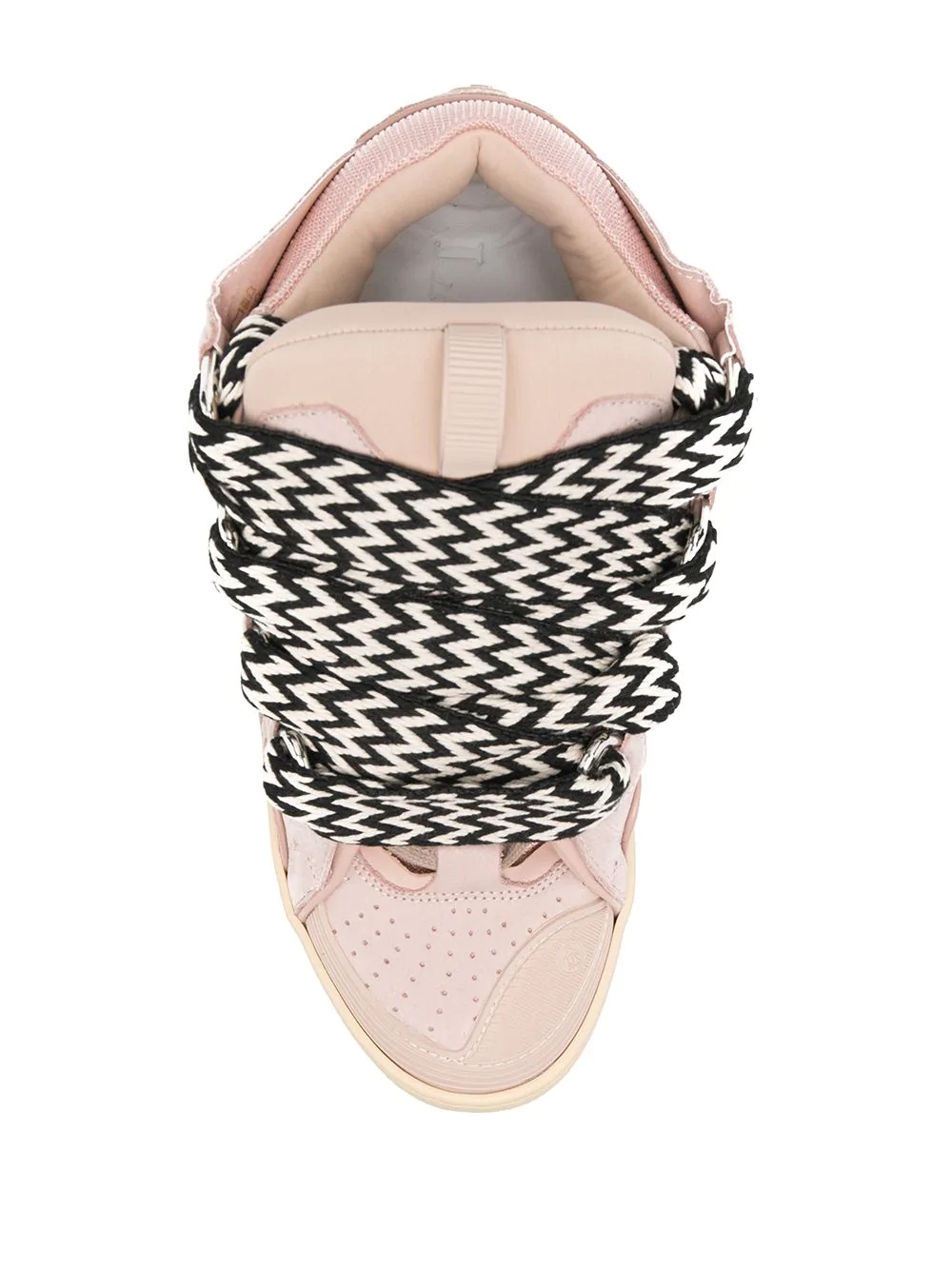 Curb zigzag-laces sneakers - 4