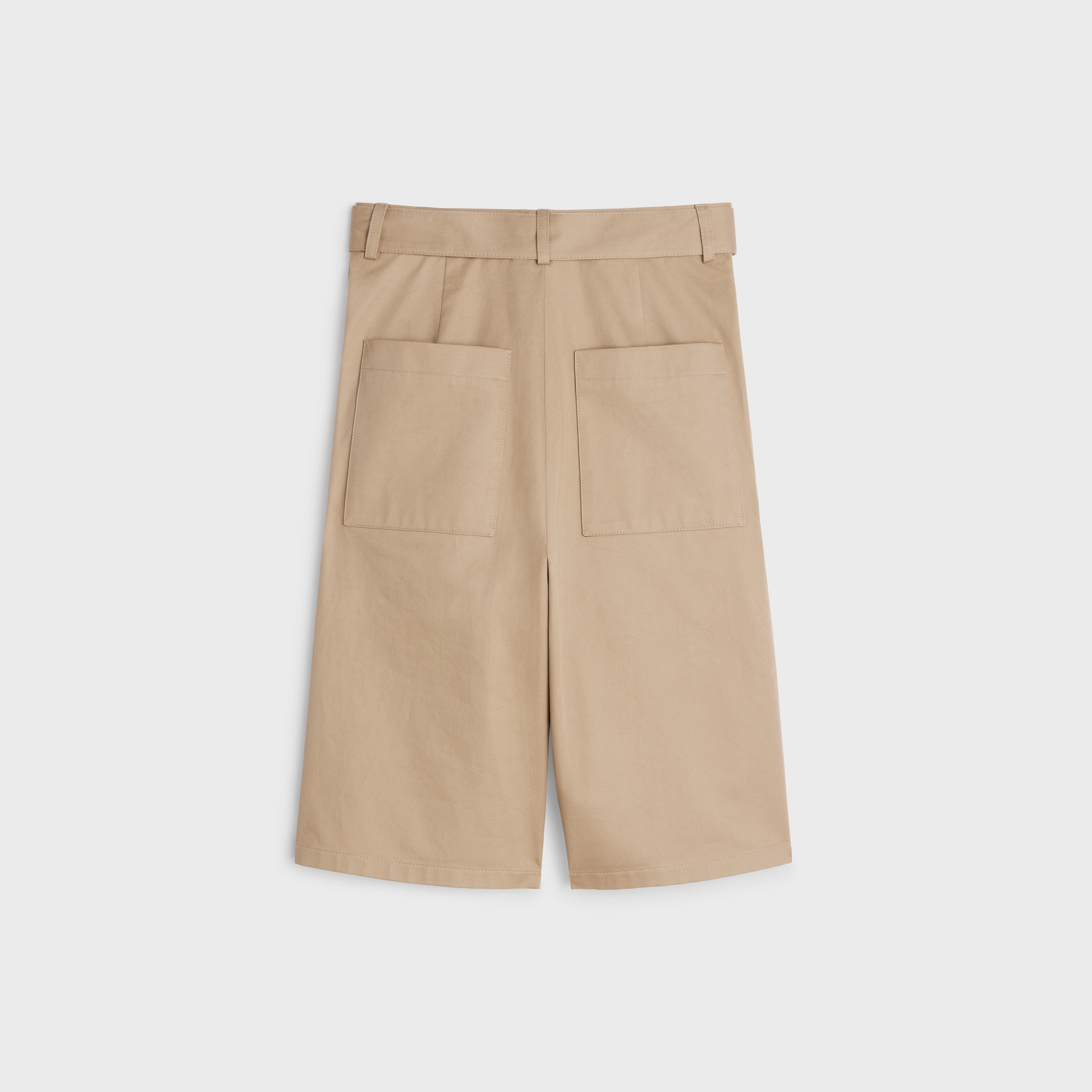 cargo shorts in cotton gabardine - 2