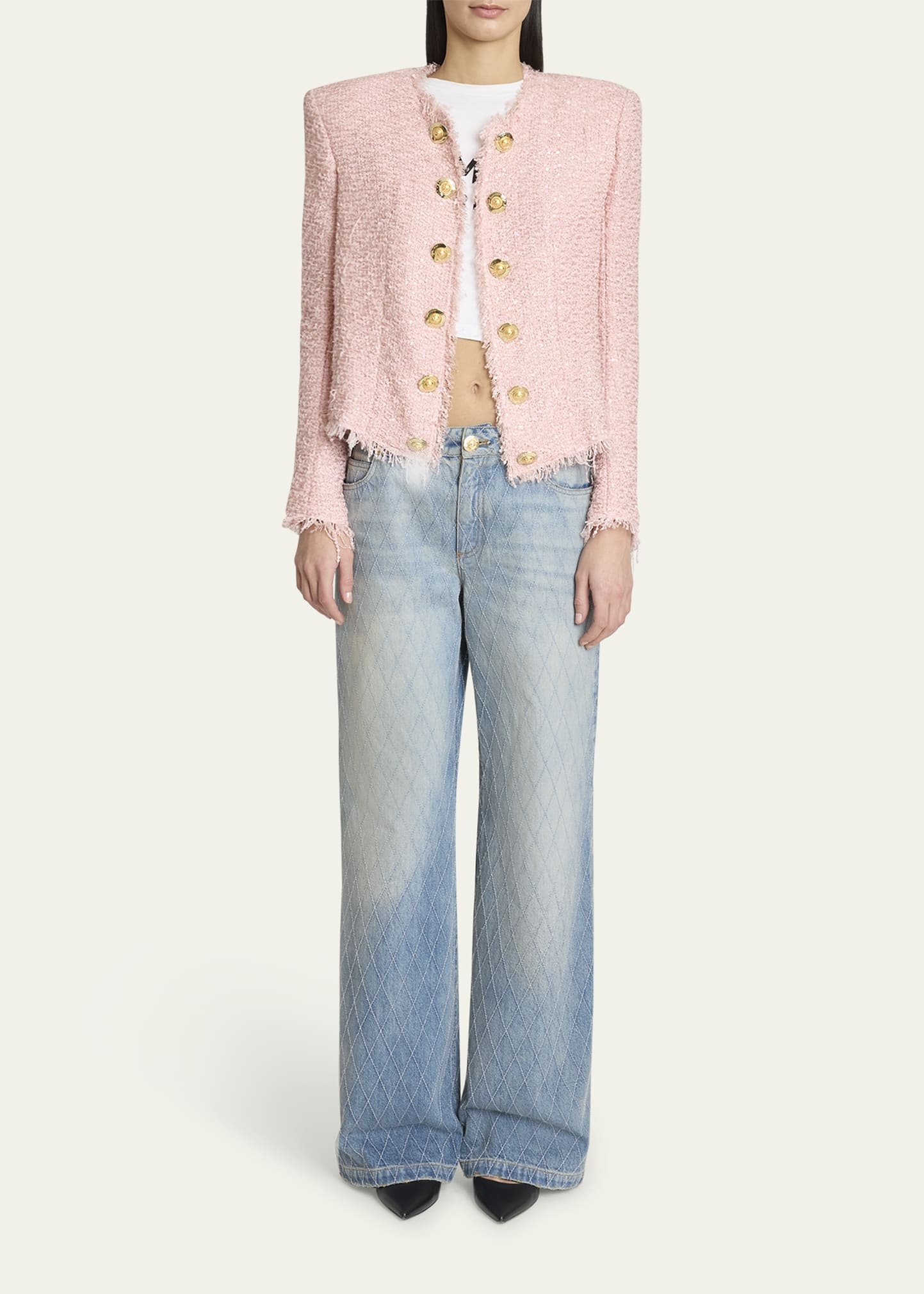 Spencer Sequined Tweed Jacket - 2