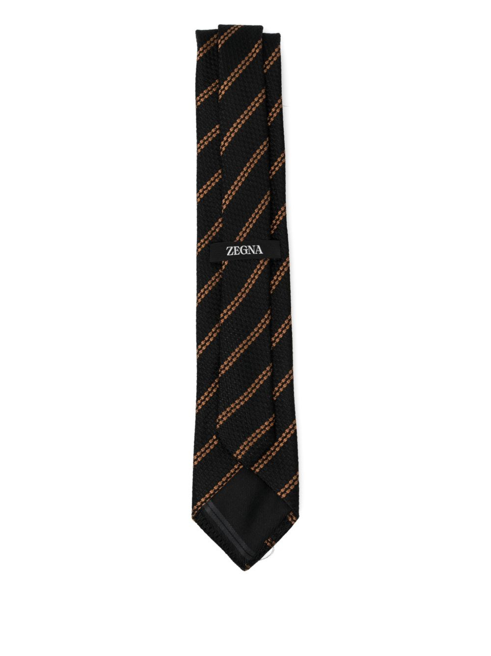 STRIPED SILK TIE - 2