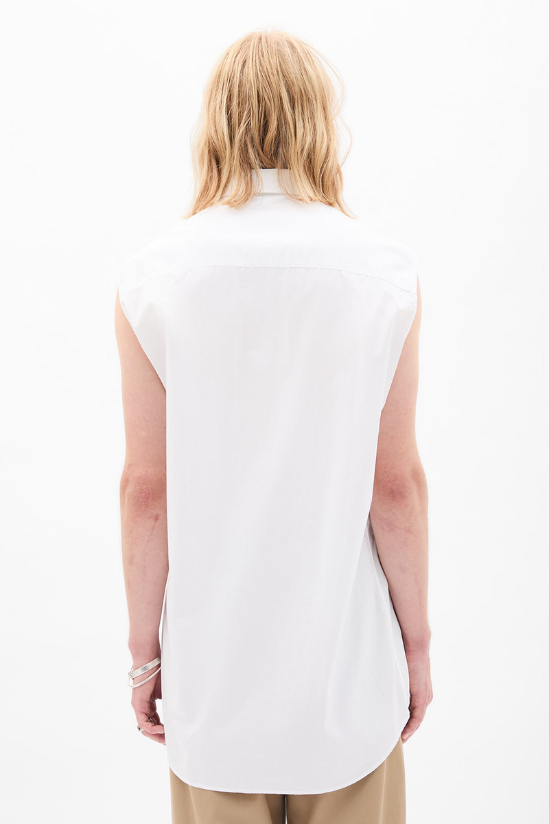 Dorian Sleeveless High Comfort Long Shirt 3