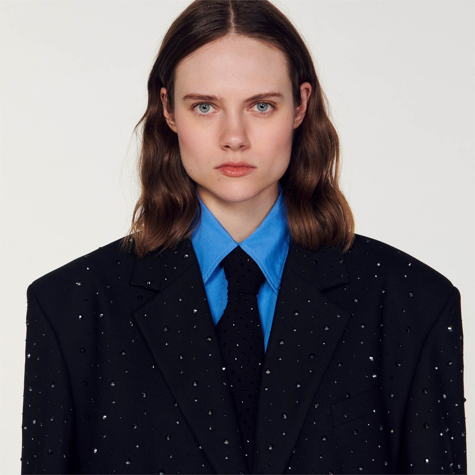 RHINESTONE SUIT JACKET - 4