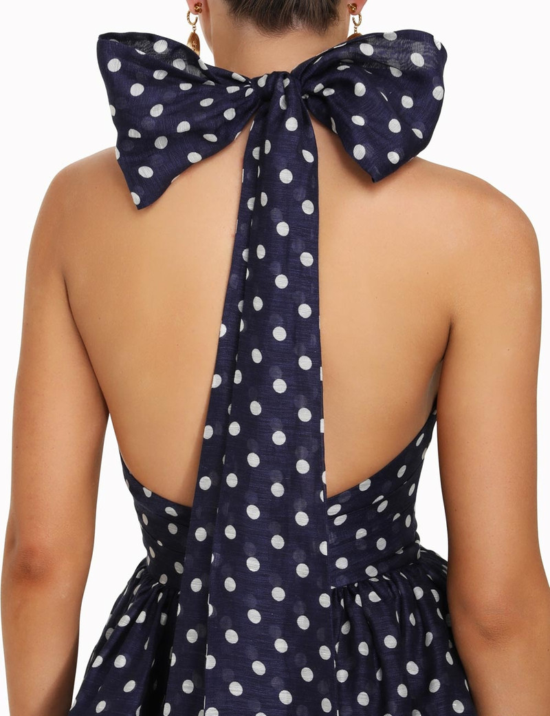Zimmermann HIGH TIDE HALTER DRESS - 6001DHIGNVCMD