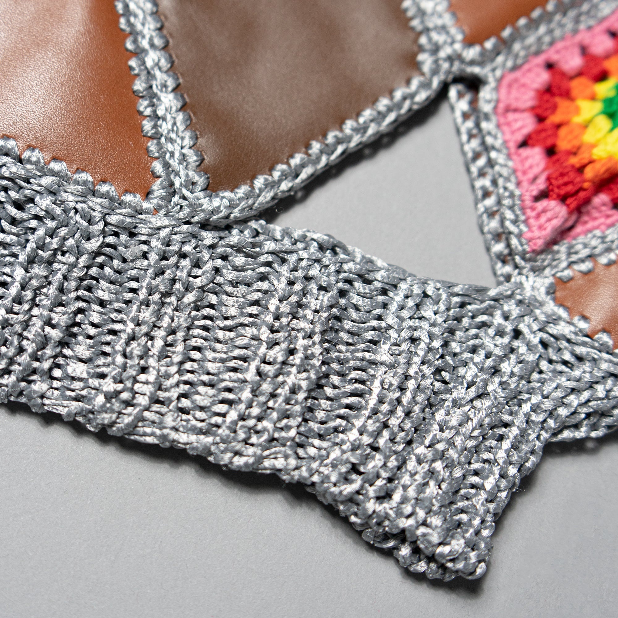 LEATHER HIPPIE CROCHET BUSTIER - 3