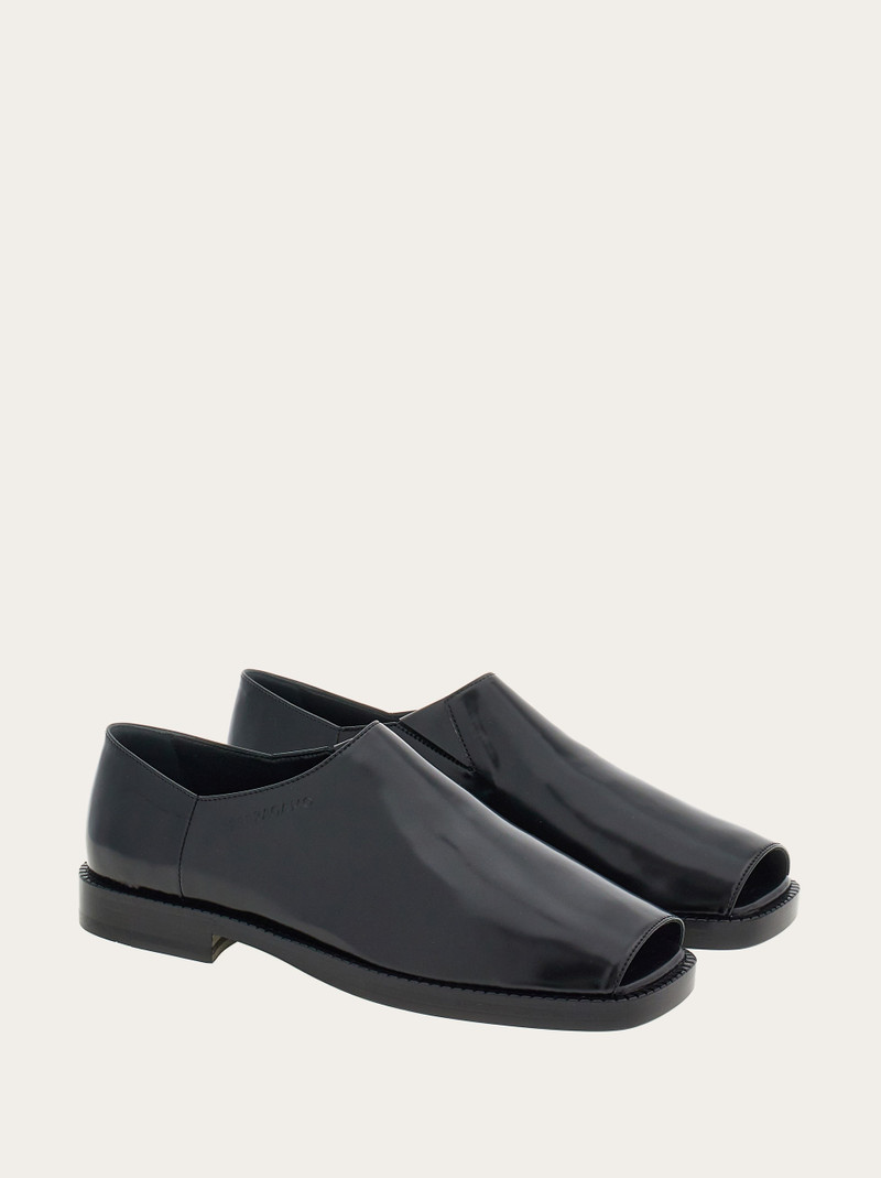 Open toe loafer 4