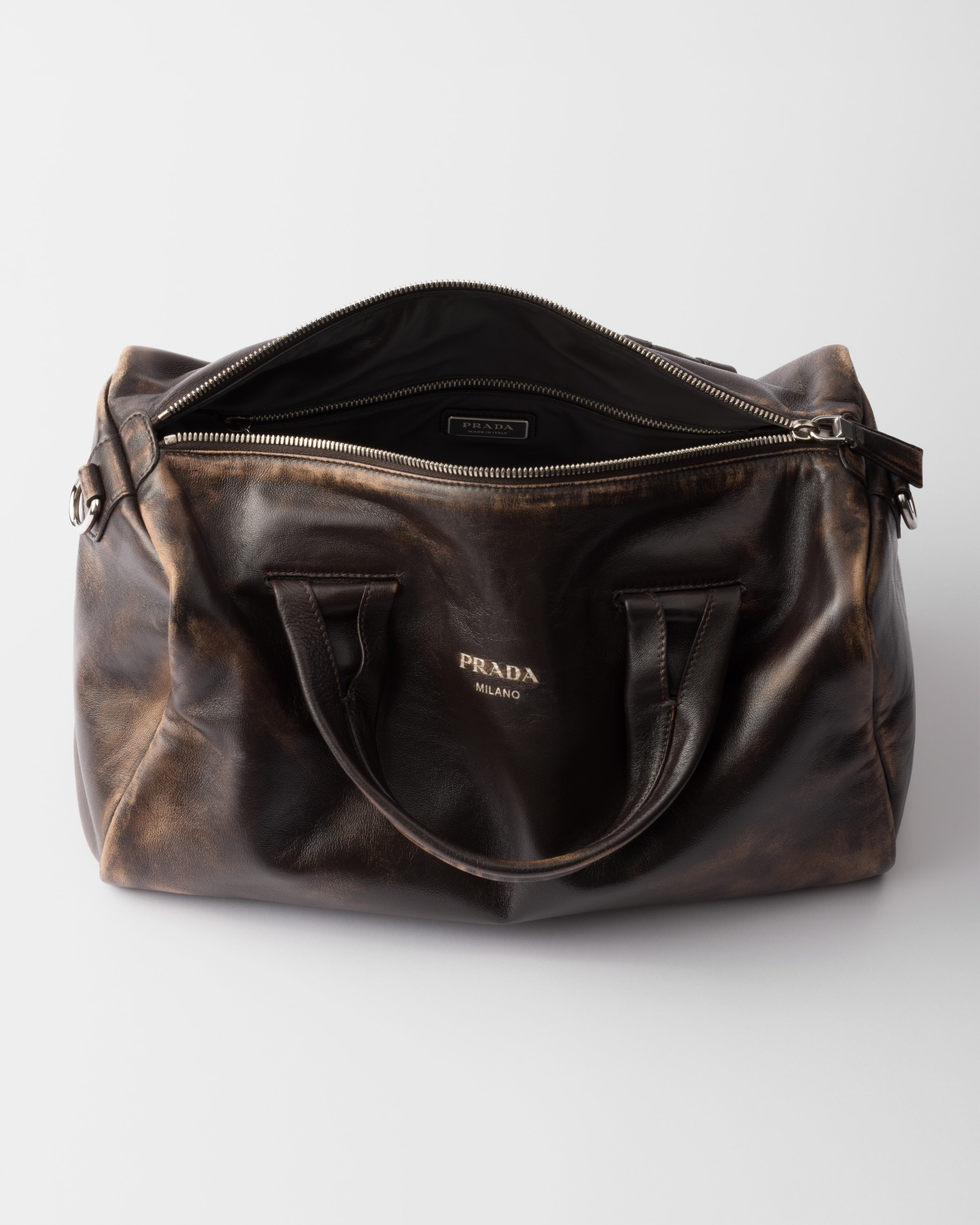 Nappa leather duffle bag - 5