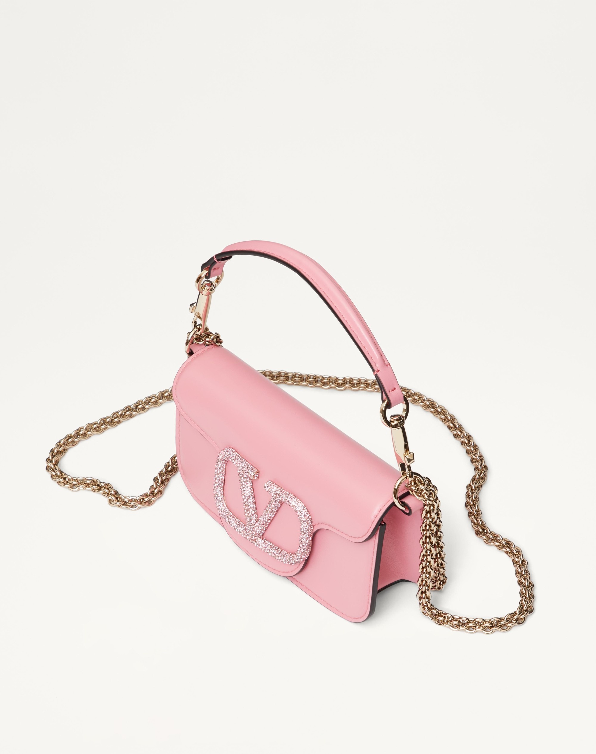VALENTINO GARAVANI LOCÒ SMALL SHOULDER BAG WITH JEWEL LOGO - 5