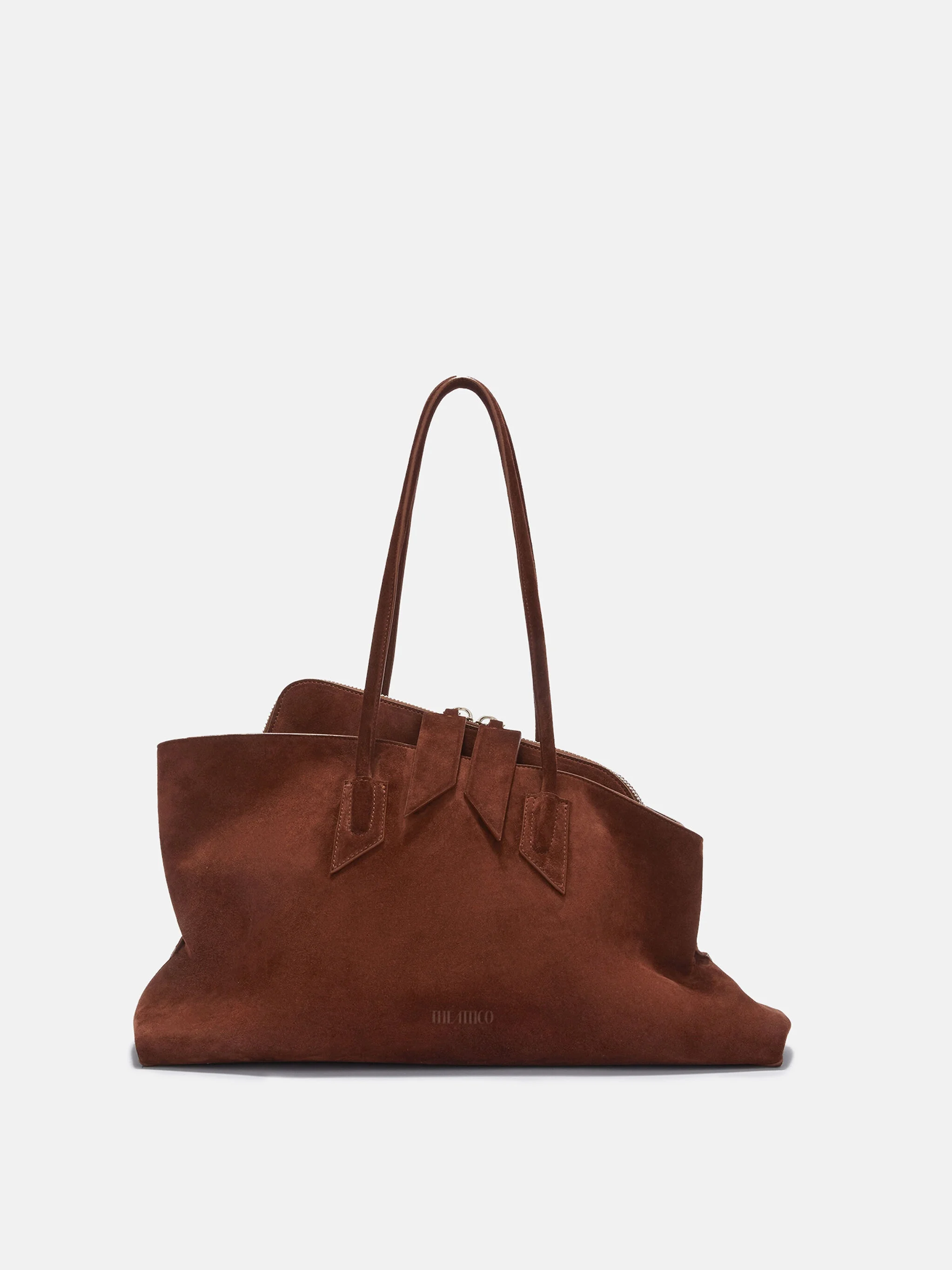 ''LA PASSEGGIATA MEDIUM'' LIGHT CHOCOLATE TOP HANDLE - 1