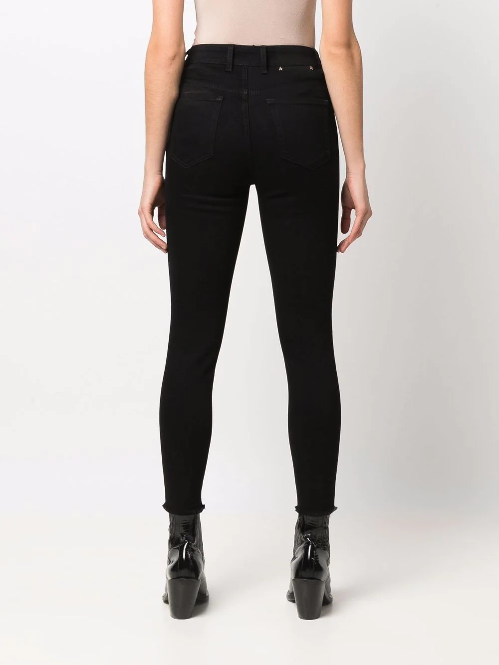 star-stud skinny jeans - 4