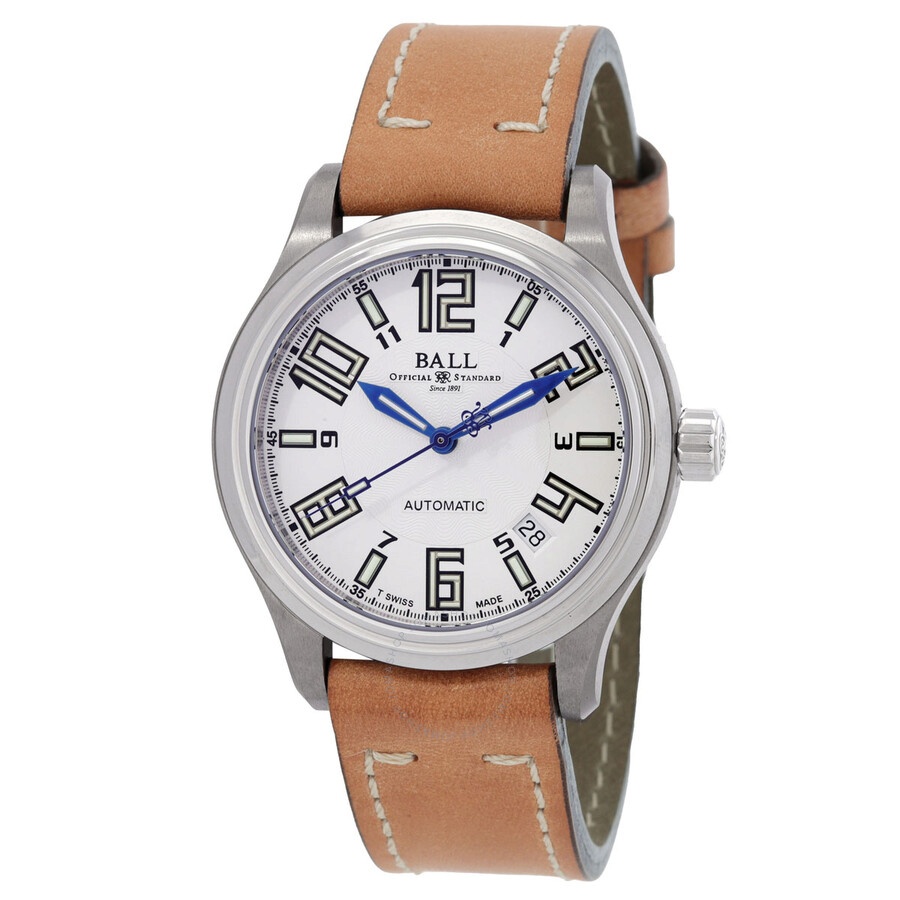 Other Designers Ball - Ball Trainmaster Automatic 38.5mm White Dial Men ...