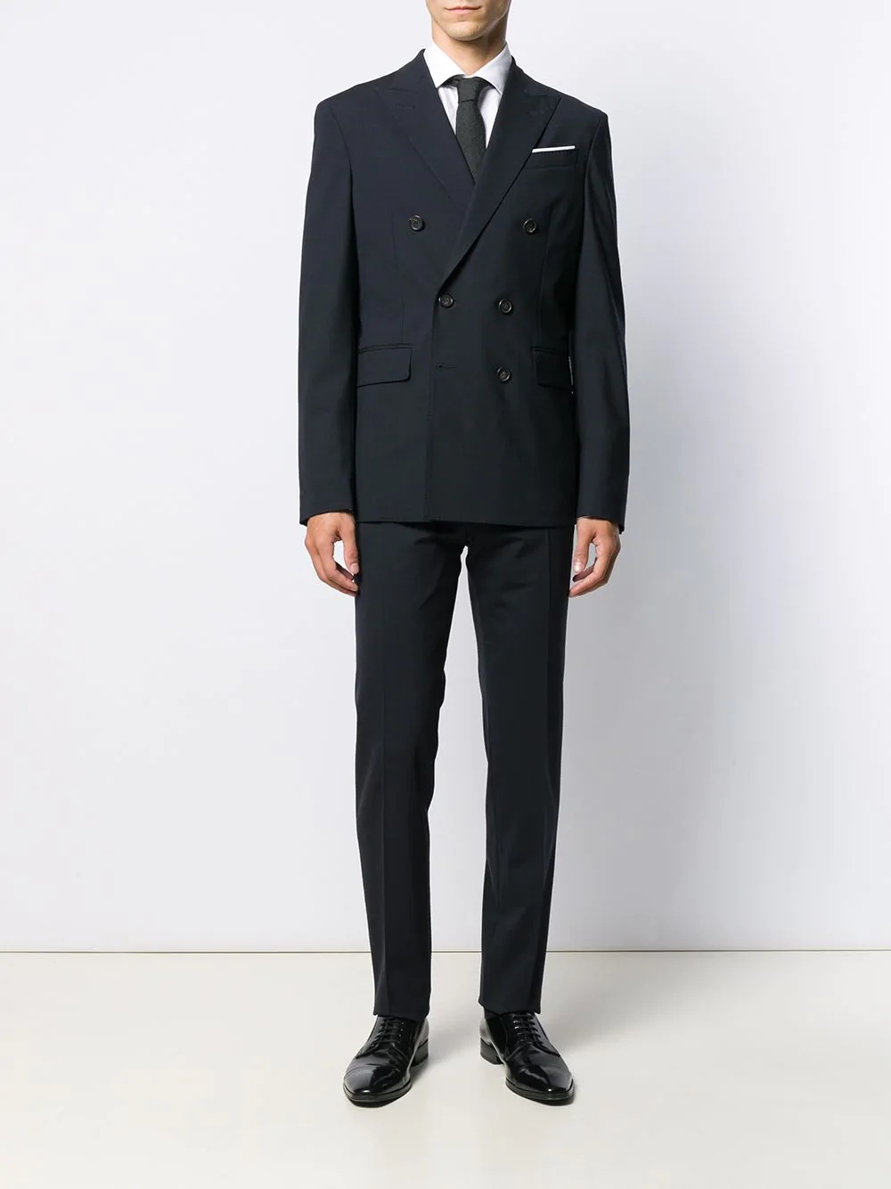 double buttoned two piece suit - 2