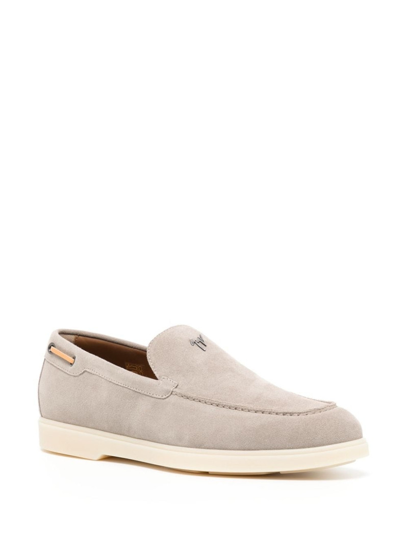 Giuseppe Zanotti The Maui suede loafers outlook