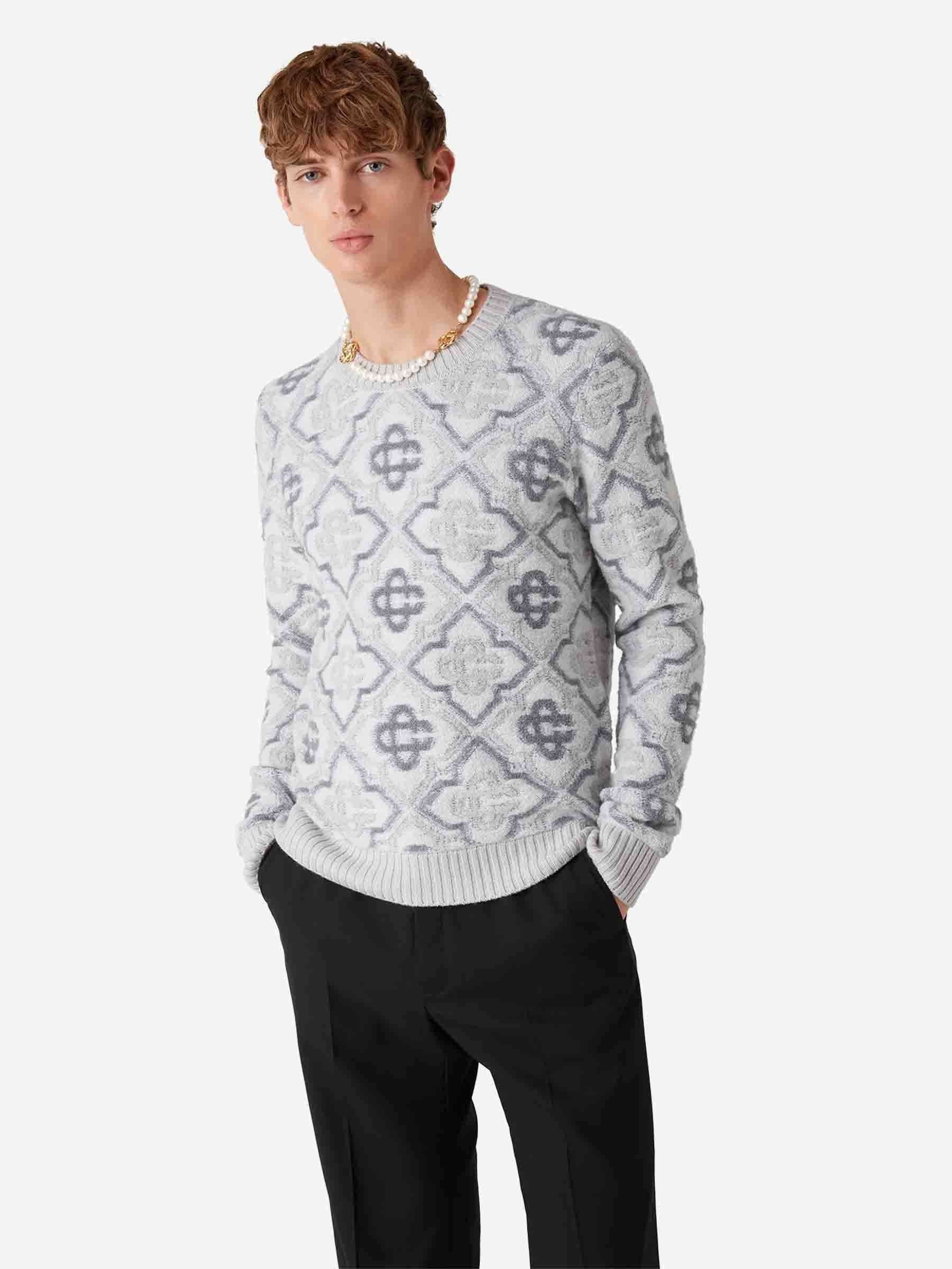MONOGRAM KNIT SWEATER - 2