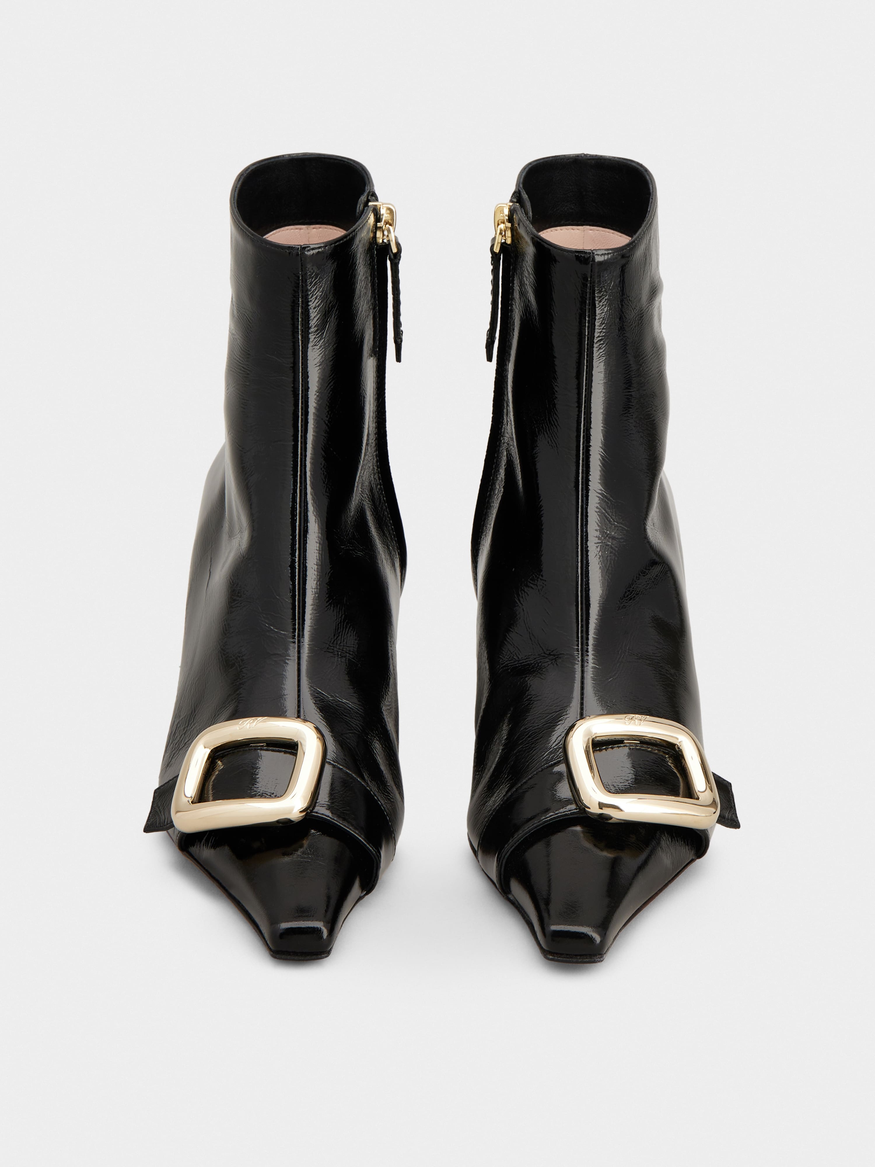 Viv' Canard Booties in leather - 7