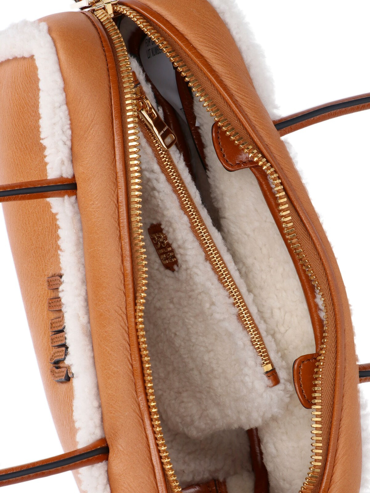 'ARCADIE' SHEARLING BAG - 4
