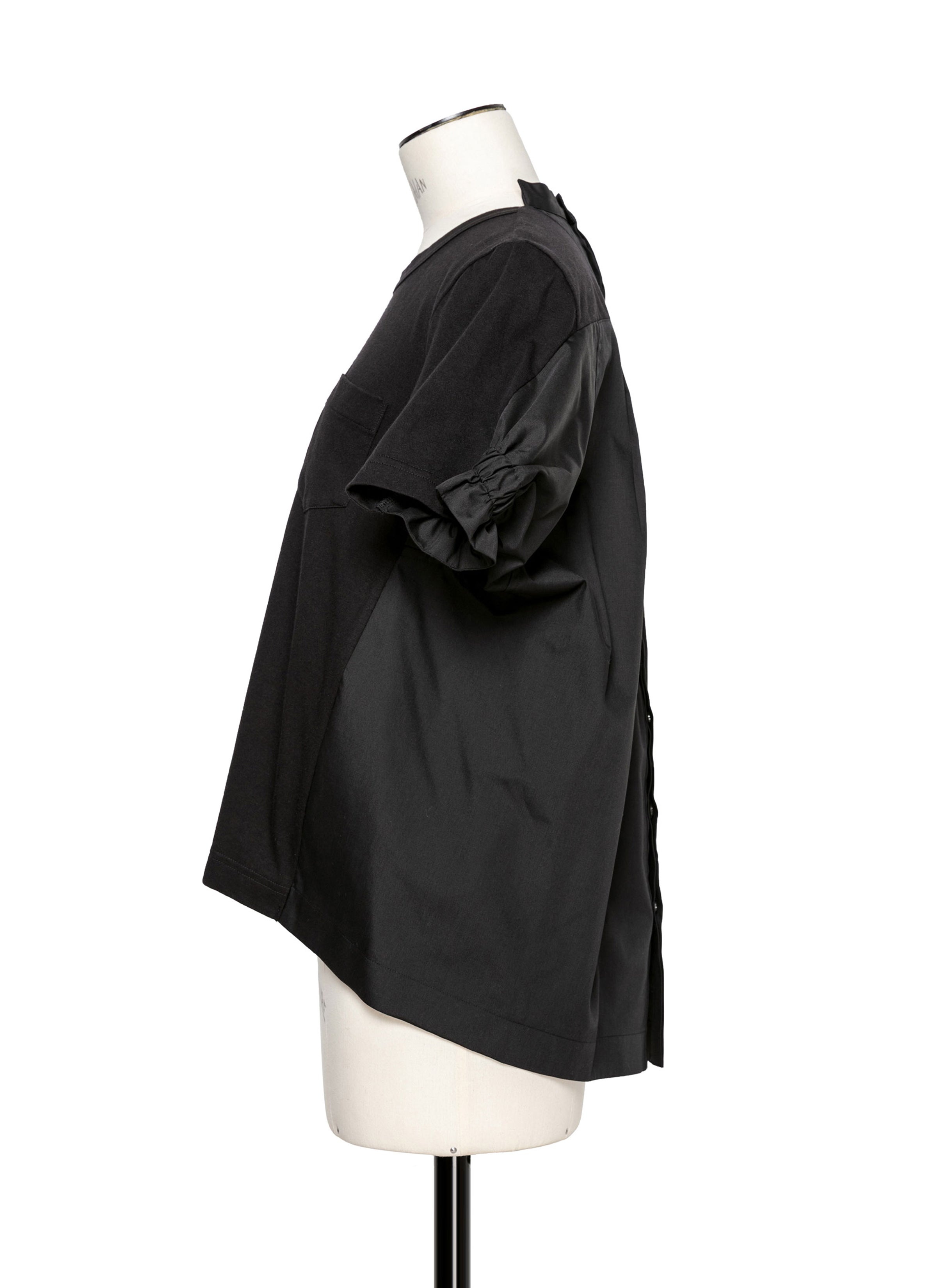トップス sacai Cotton Poplin x Cotton Jersey sacai Cotton Poplin x Cotton Jersey T-Shirt | REVERSIBLE