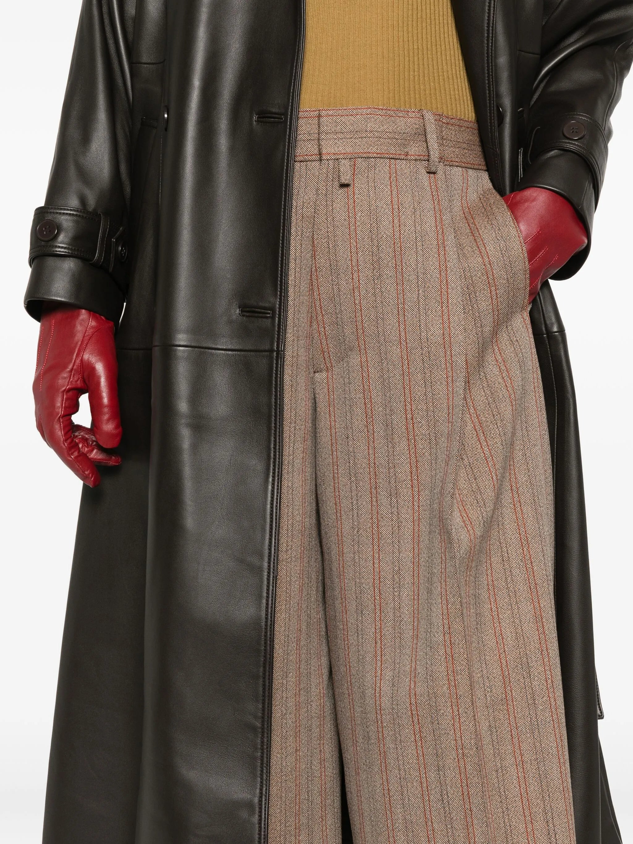 Dries Van Noten Stripe-pattern Wool Trousers - 5