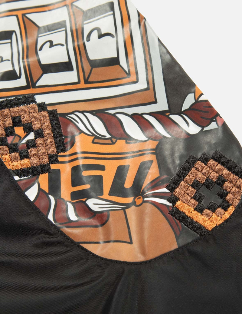 "VIRTUAL VACATION" DAICOCK PRINT LOOSE FIT BOMBER JACKET 15