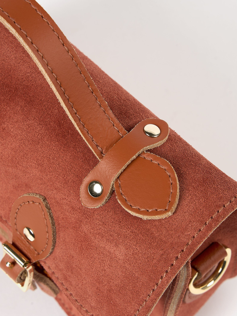 The Mini - Cinnamon with Suede 6