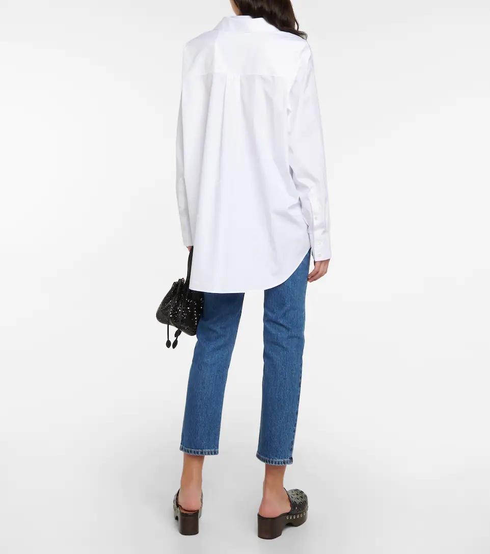 Cotton poplin shirt - 3