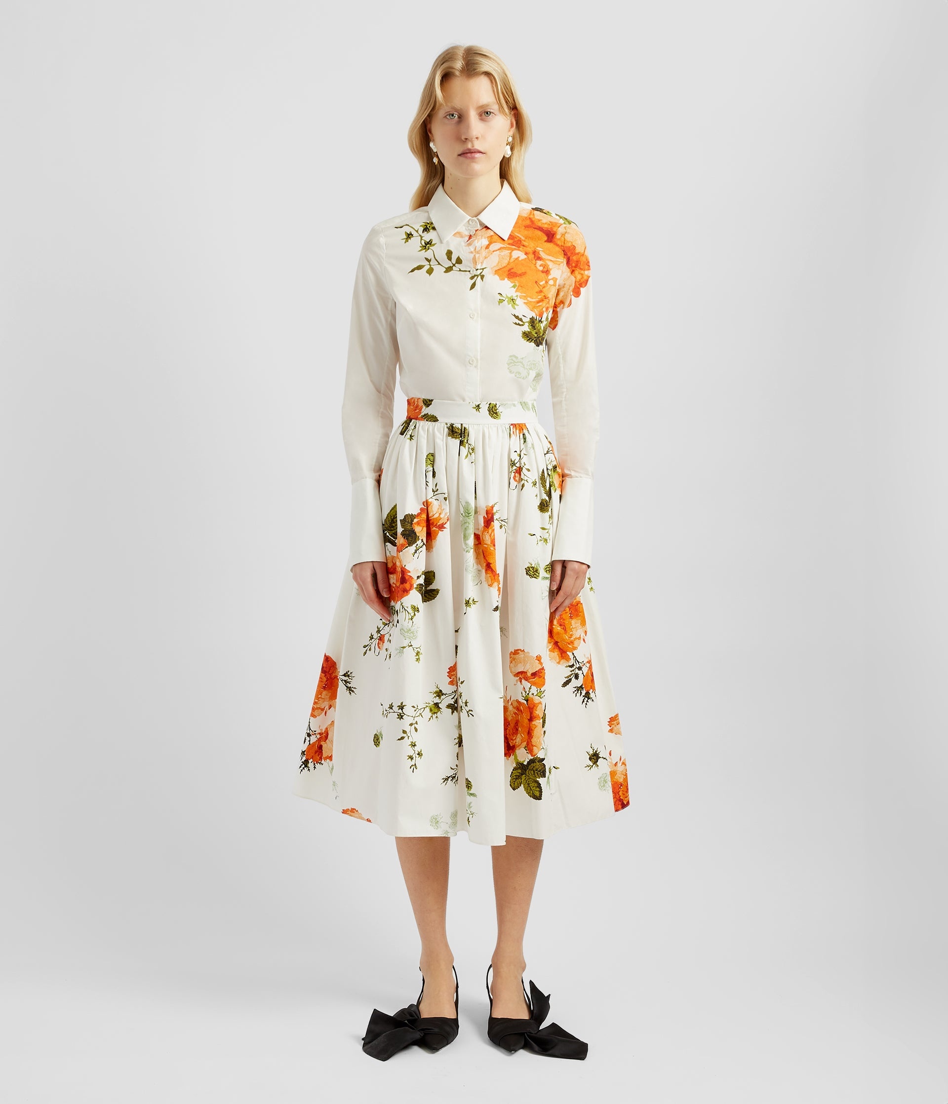 VOLUME MIDI SKIRT - 2