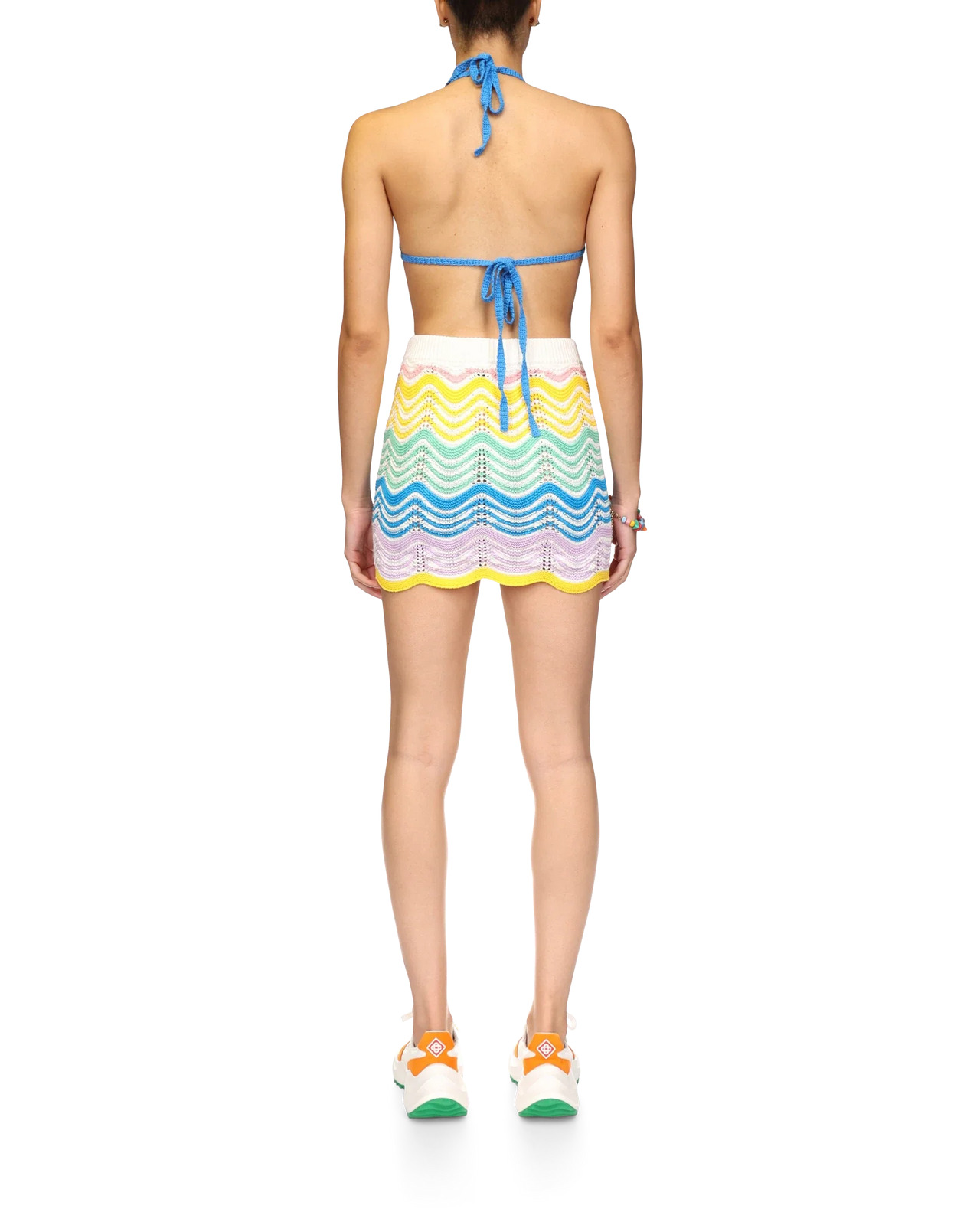 Gradient Wave Crochet Skirt - 4