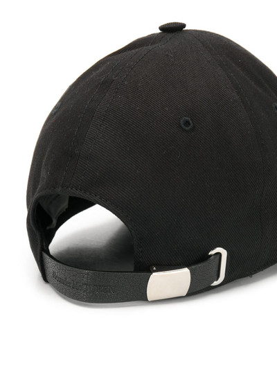 Alexander McQueen embroidered signature baseball cap outlook