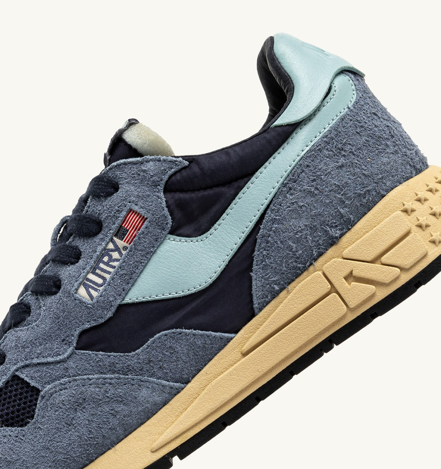 REELWIND LOW SNEAKERS IN NYLON SUEDE AND LEATHER COLOR INDIGO AND SPELLBOUND - 6