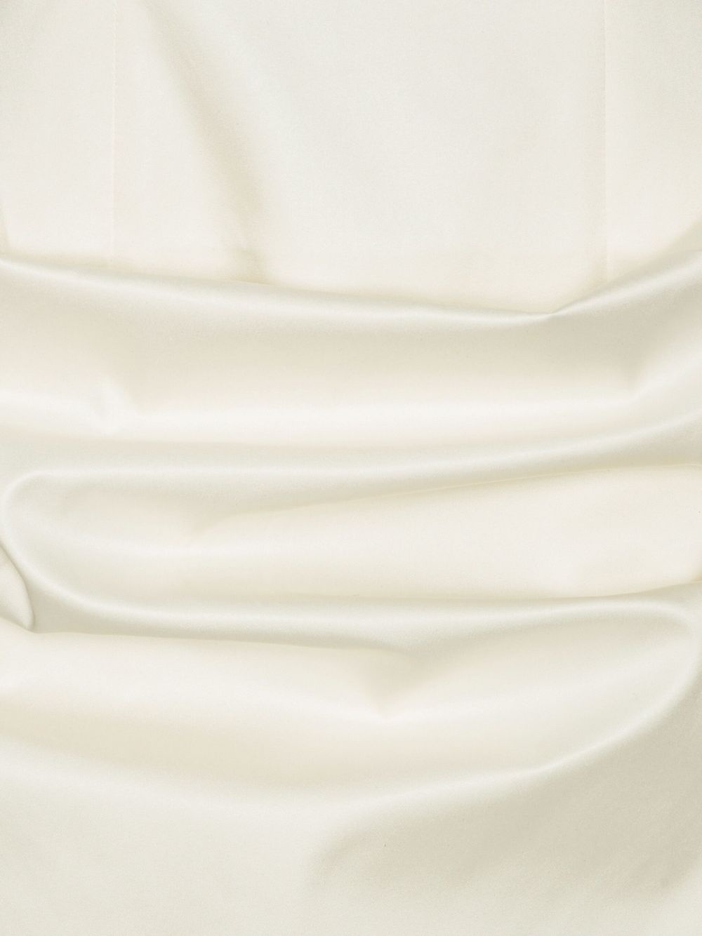sweetheart-neck draped minidress - 6