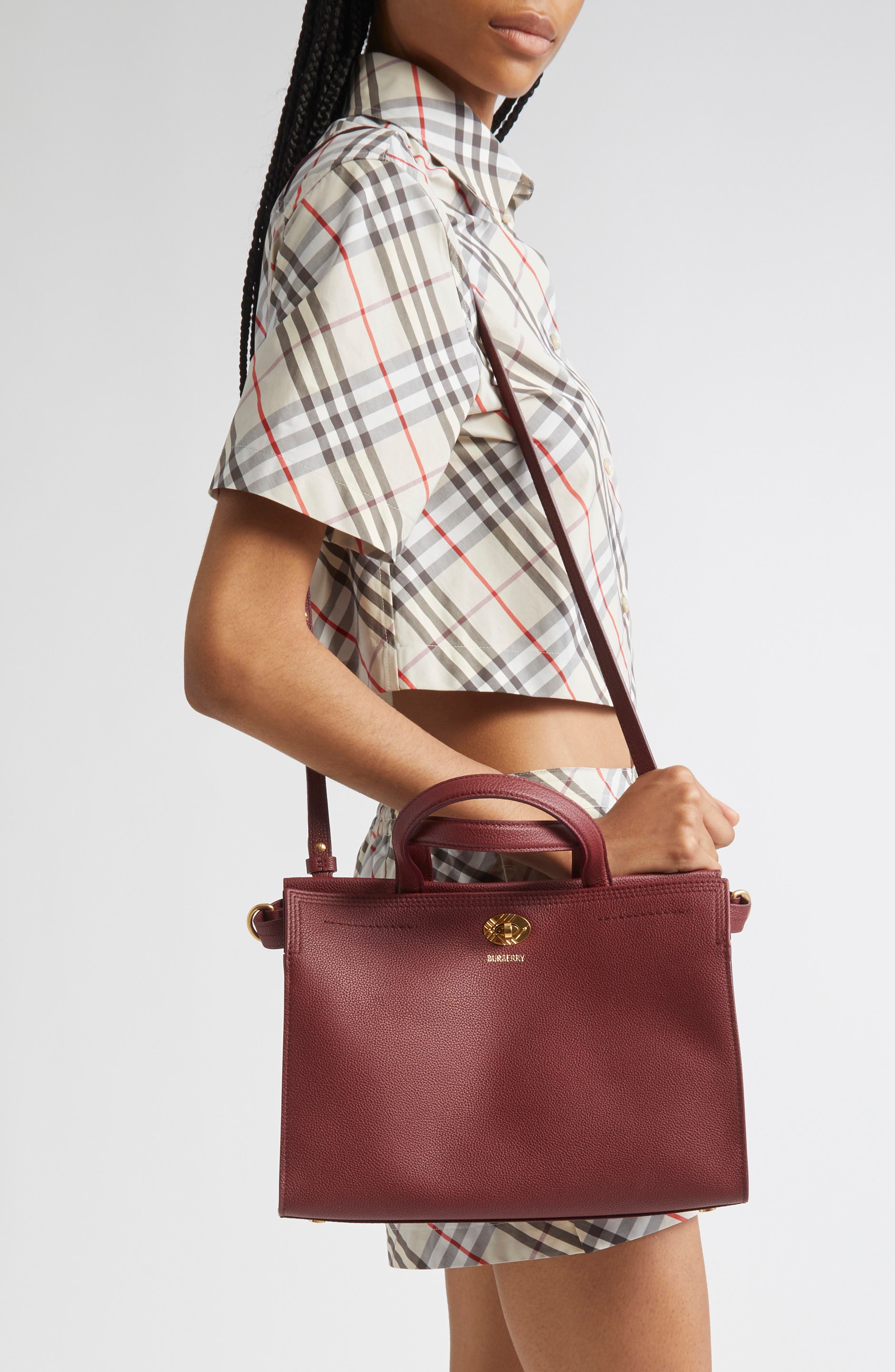 burberry Small Cotswolds Leather Tote in Punnet at Nordstrom - 2