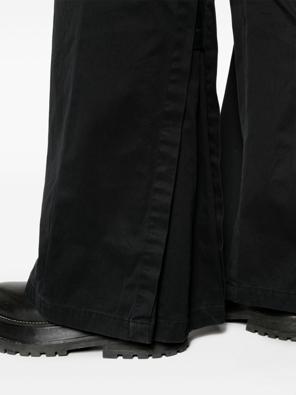 high-waist wide-leg trousers - 5