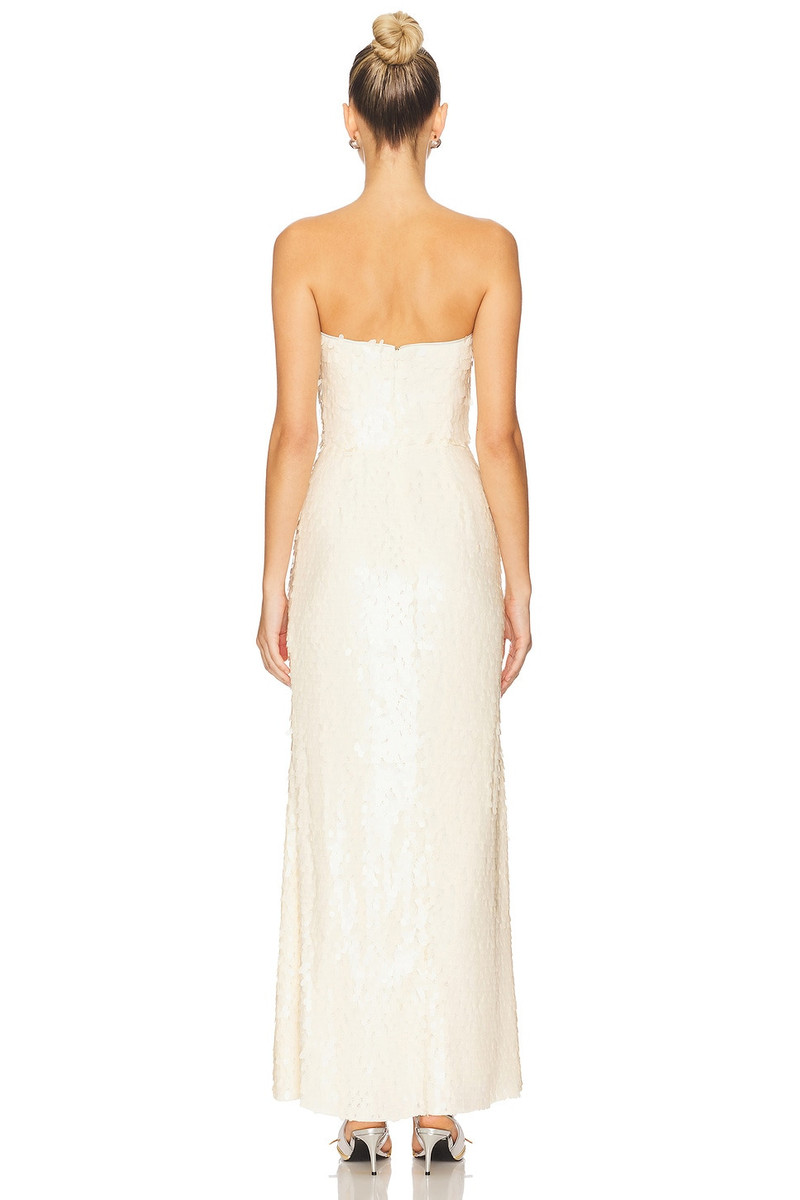 SIMONMILLER Sculpty Strapless Sequin Dress outlook