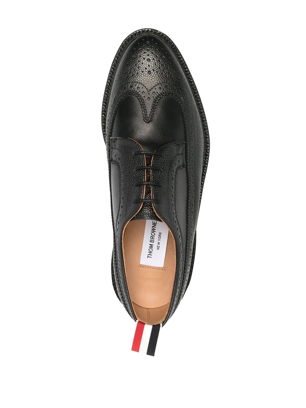 pebbled Longwing brogues - 4