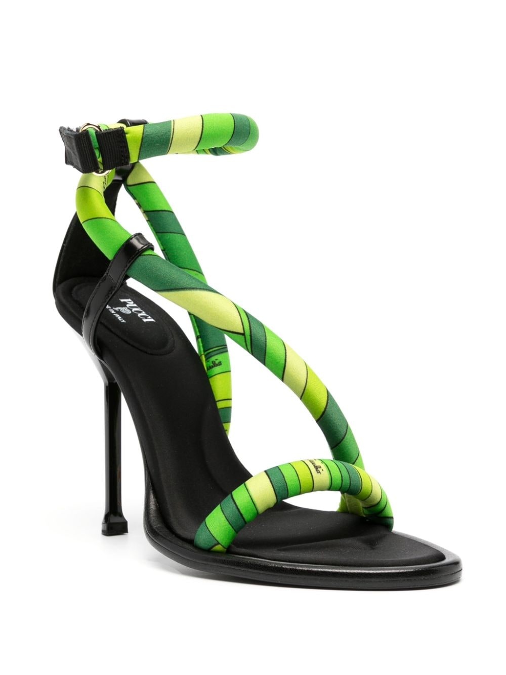 Lee 100mm Iride-print sandals - 2