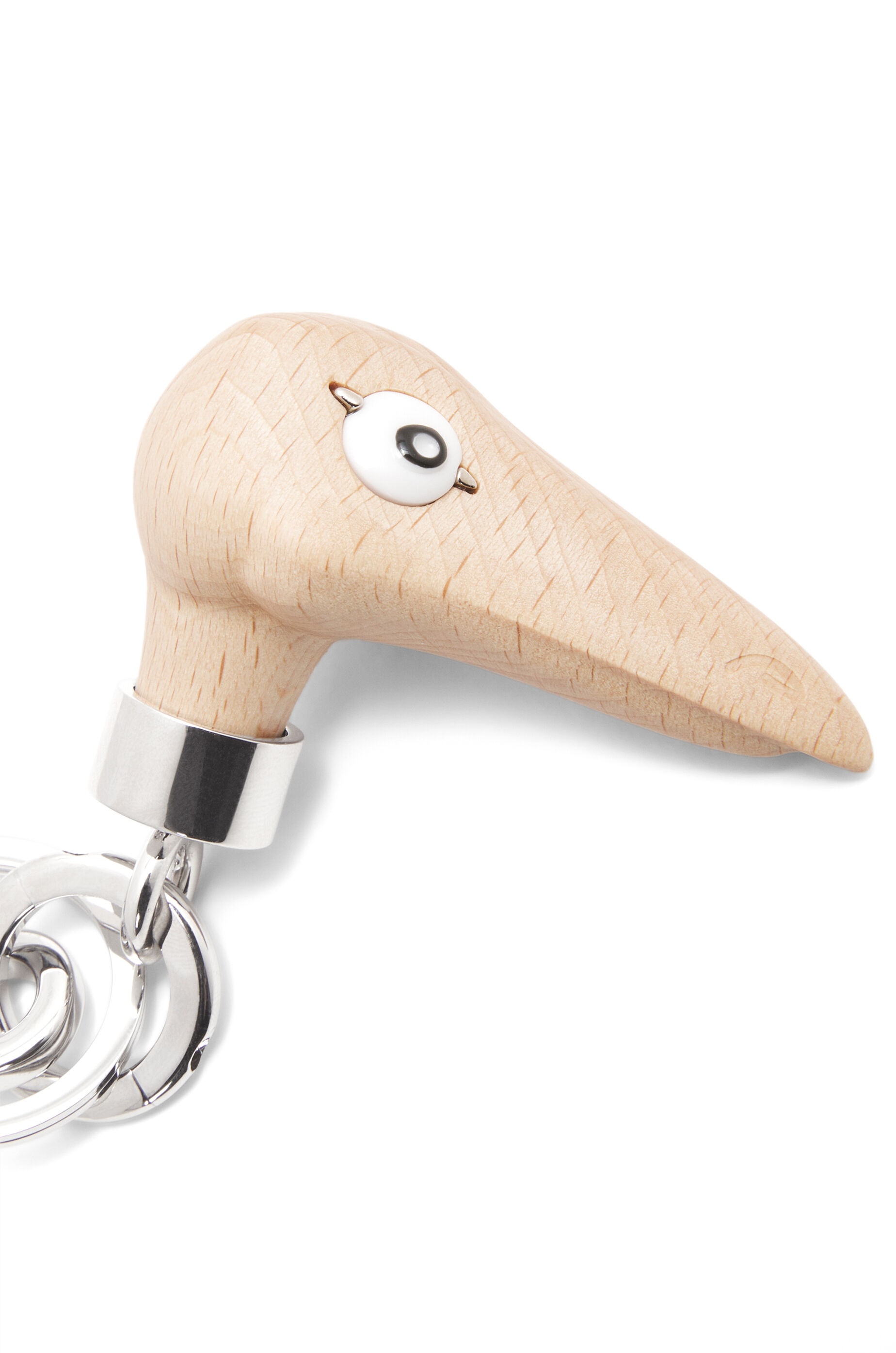 Cane handle charm in wood and brass - 2