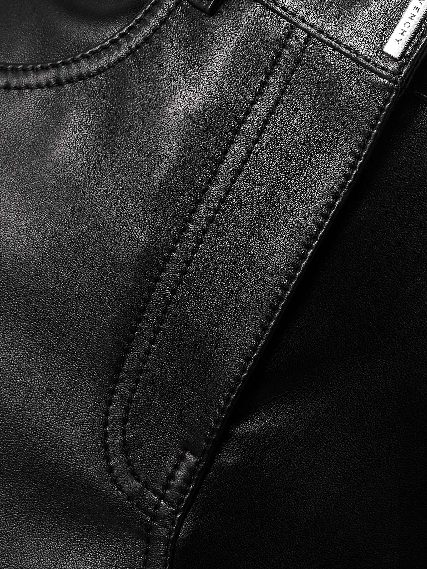 Leather midi skirt - 4