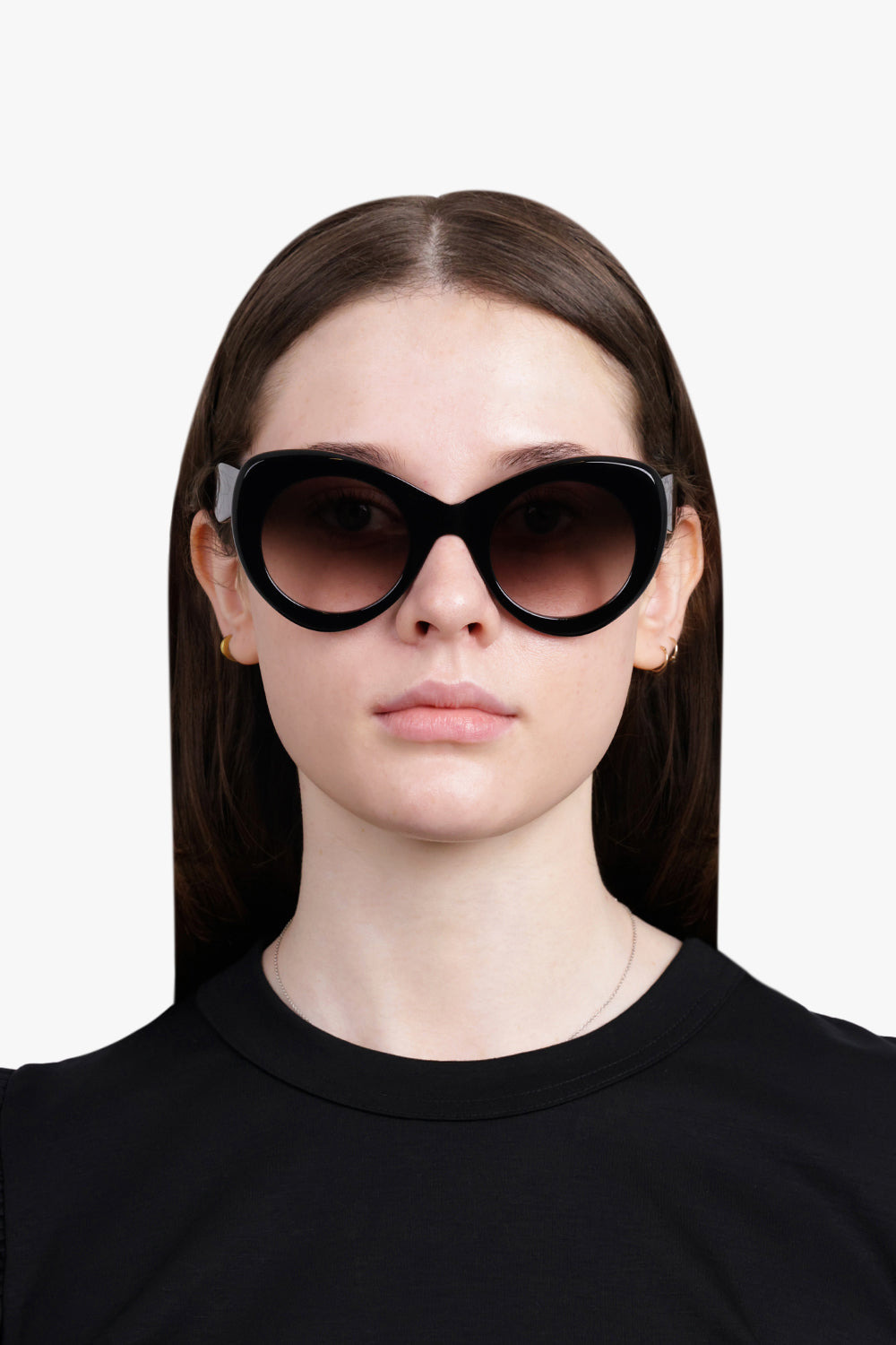 AA0064S OVAL SUNGLASSES | BLACK - 4