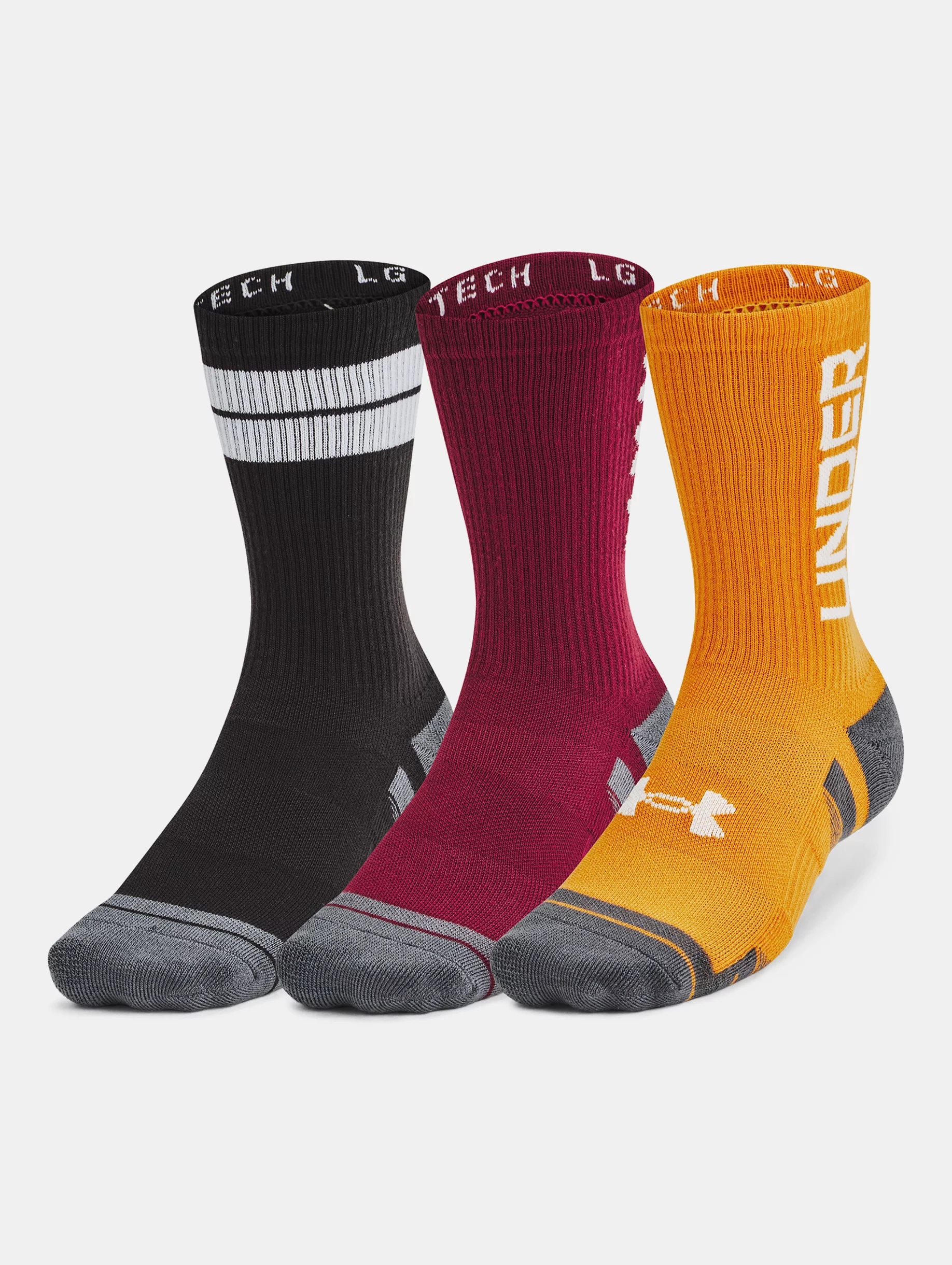 Unisex UA Performance Tech 3-Pack Crew Socks - 3