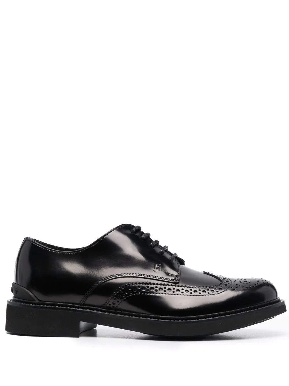 polished leather full brogues - 1