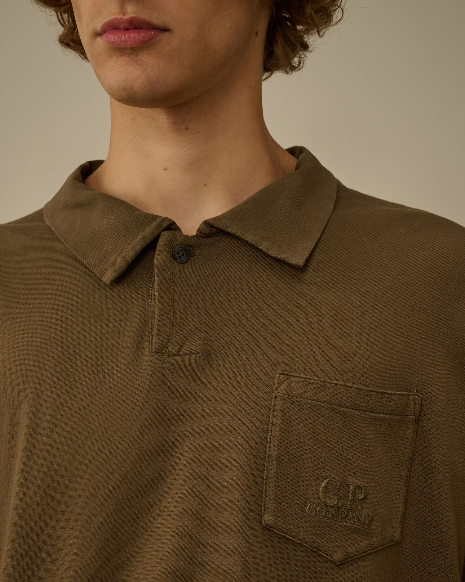 20/1 Jersey Long Sleeve Boxy Polo - 5