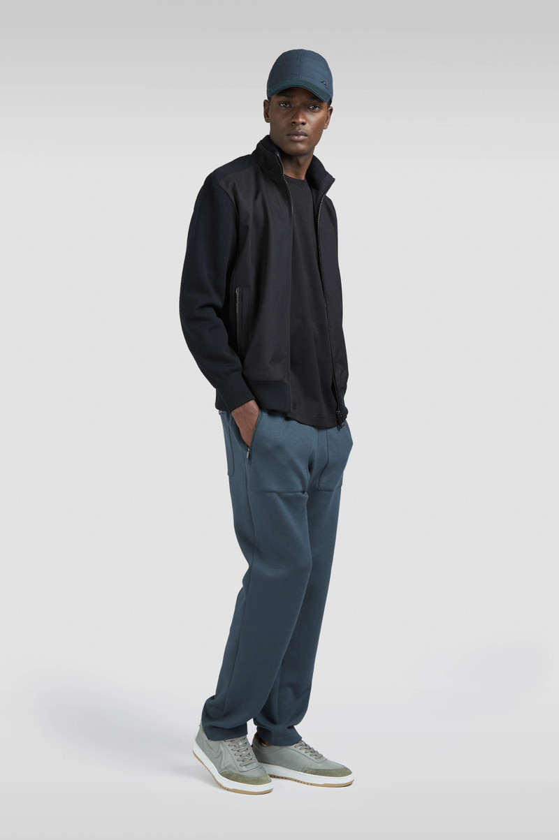 Paul & Shark SUPIMA® COTTON TRACKPANTS WITH SHARK FIN EMBROIDERY outlook
