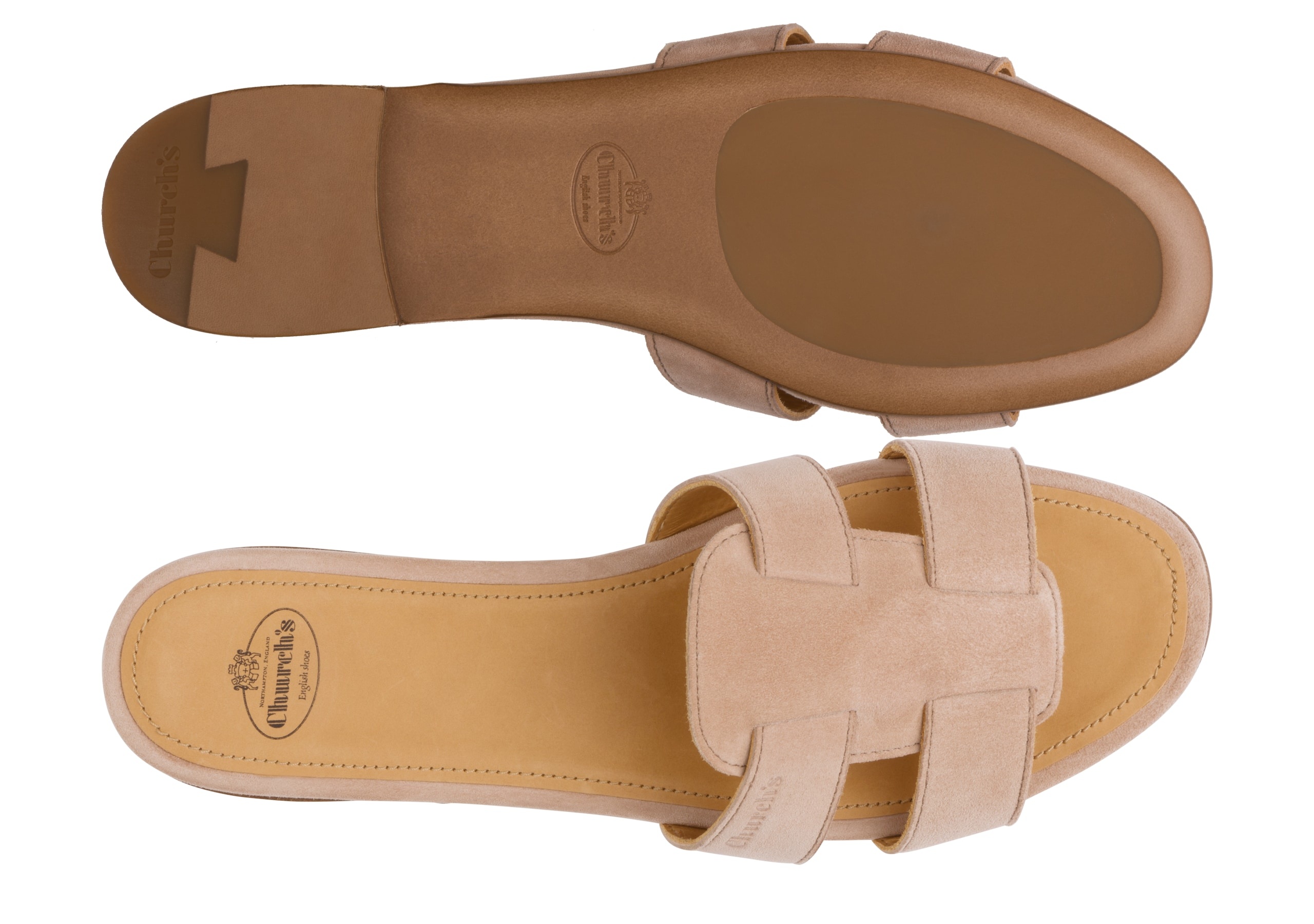 Dee dee
Calf leather slip on sandal Blush - 3