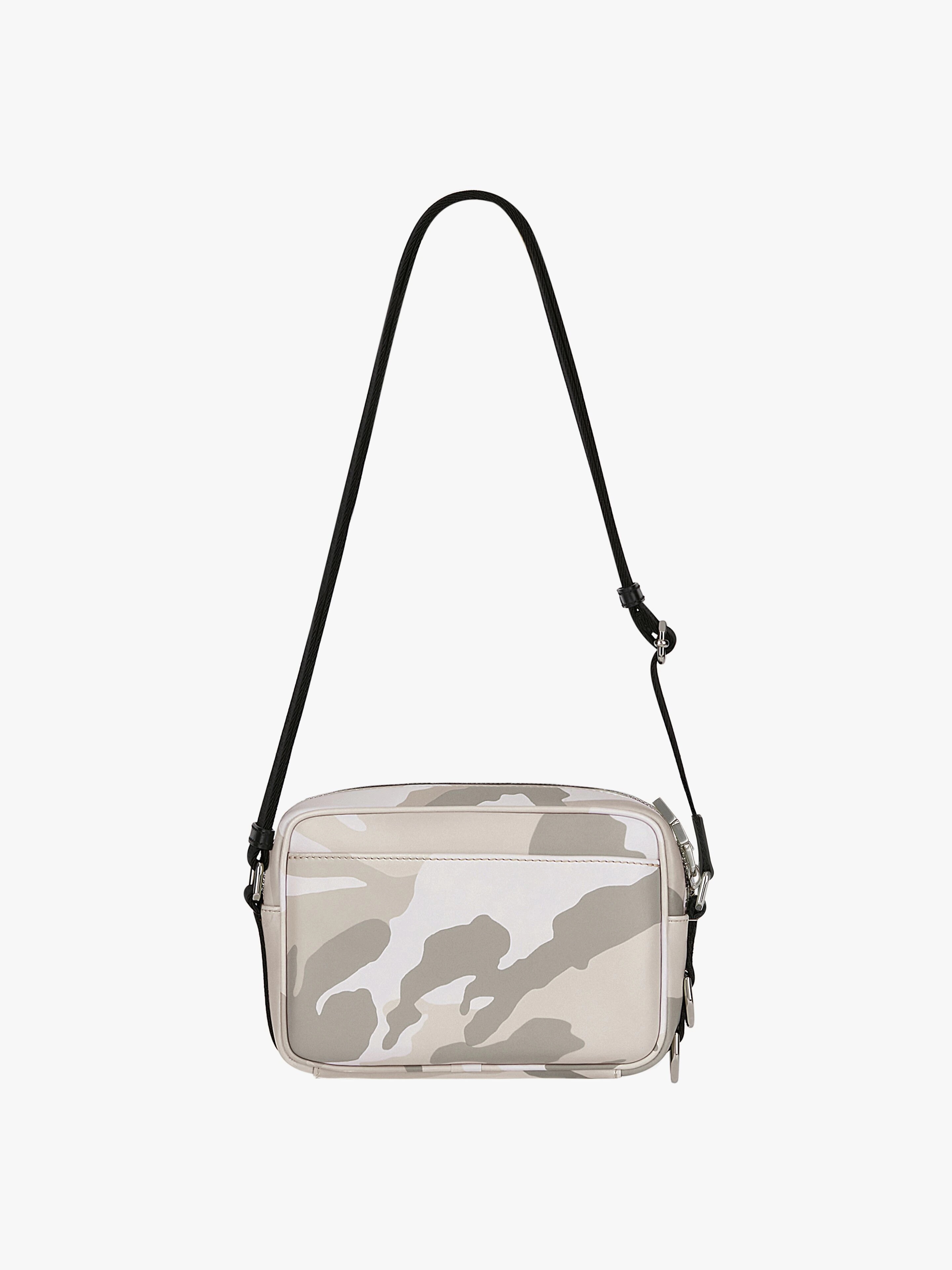G-ESSENTIALS CAMERA BAG IN CAMO PRINTED LEATHER - 4